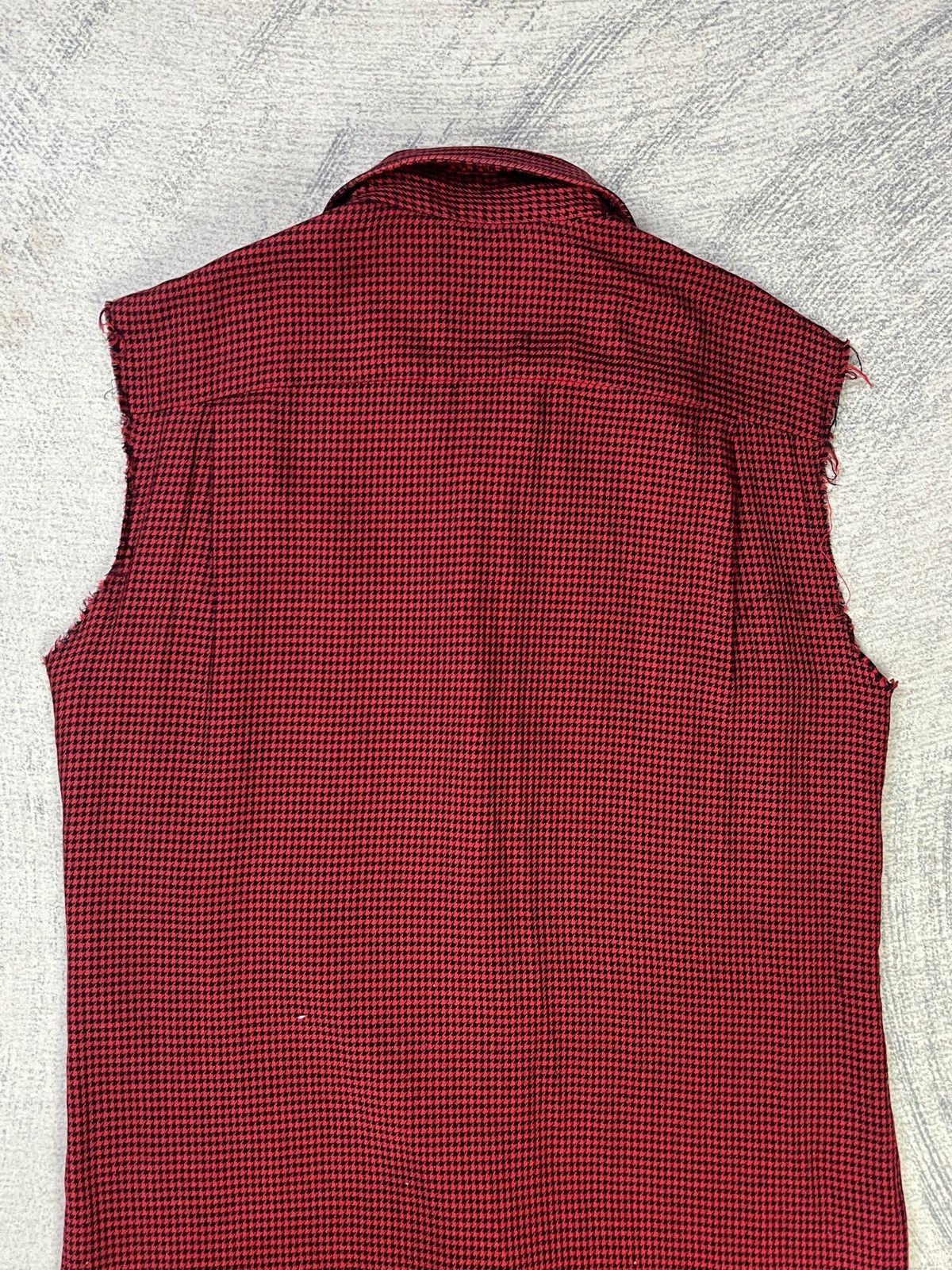 Takahiromiyashita The Soloist. Number Nine Gingham Checkered Sleeveless Long Shirt Size S / US 4 / IT 40 - 5 Thumbnail