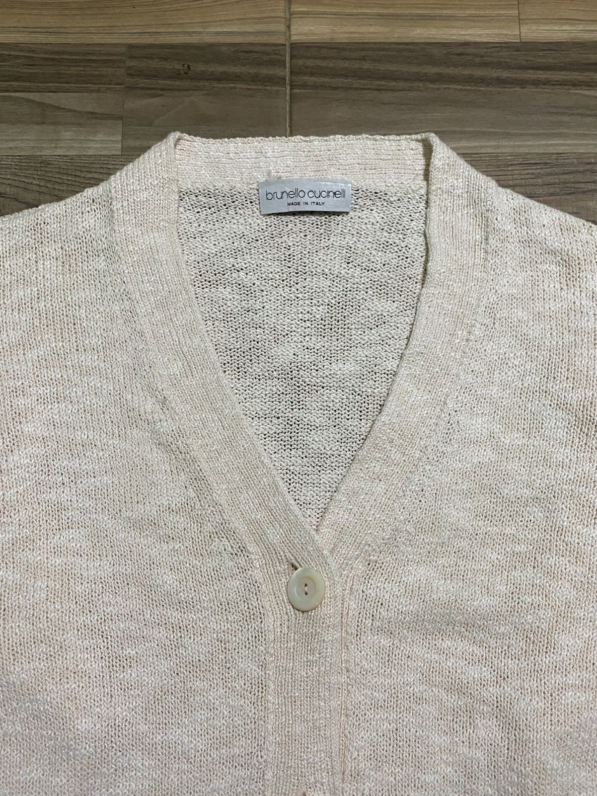 Brunello Cucinelli VINTAGE BRUNELLO CUCINELLI COTTON CARDIGAN Size ONE SIZE - 4 Thumbnail