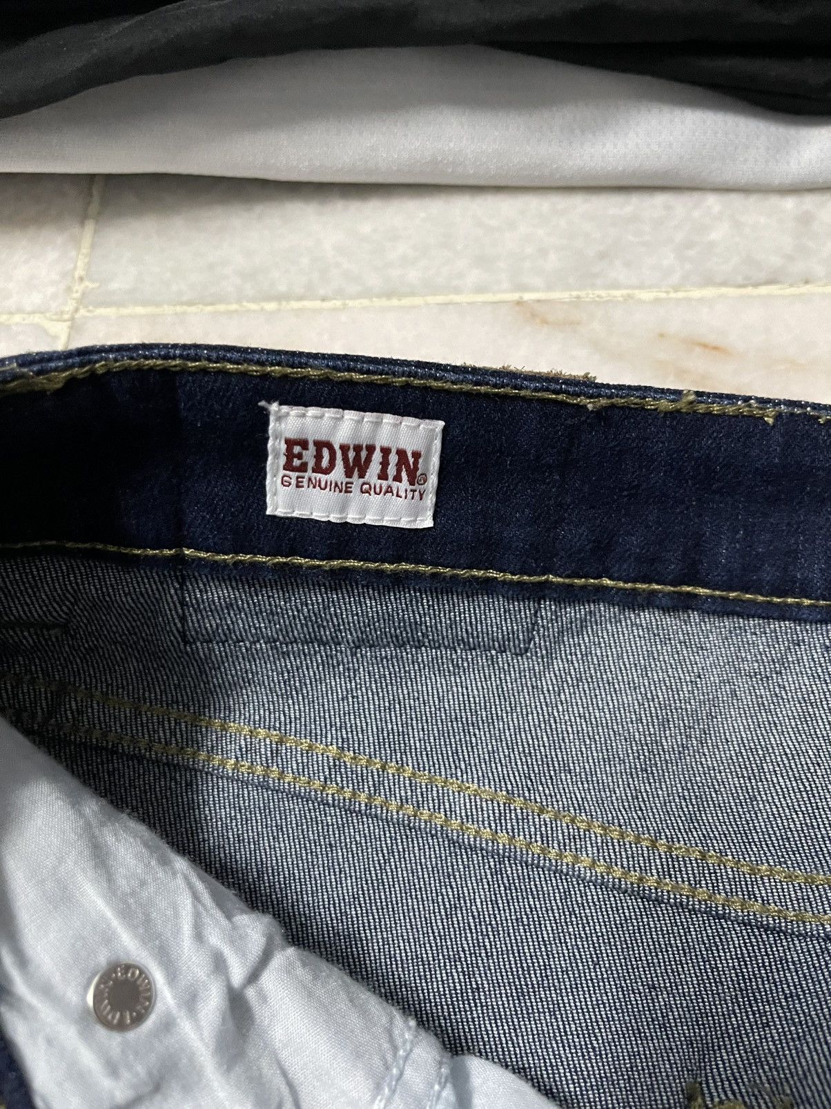 Edwin × Japanese Brand Edwin Denim Jeans Blue Size US 34 / EU 50 - 9 Thumbnail