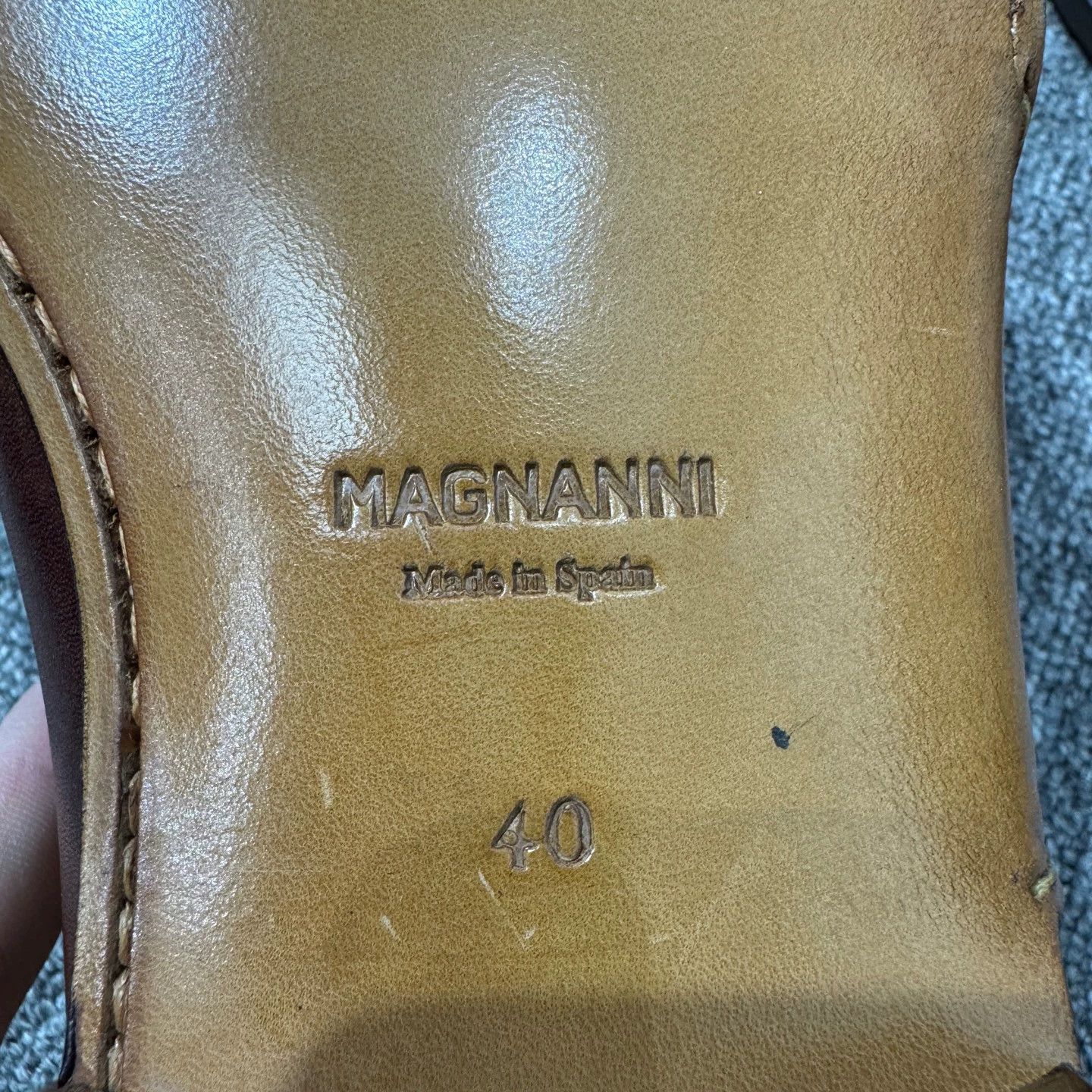 Magnanni Magnanni leather shoes size 40 new Size US 7 / EU 40 - 5 Thumbnail