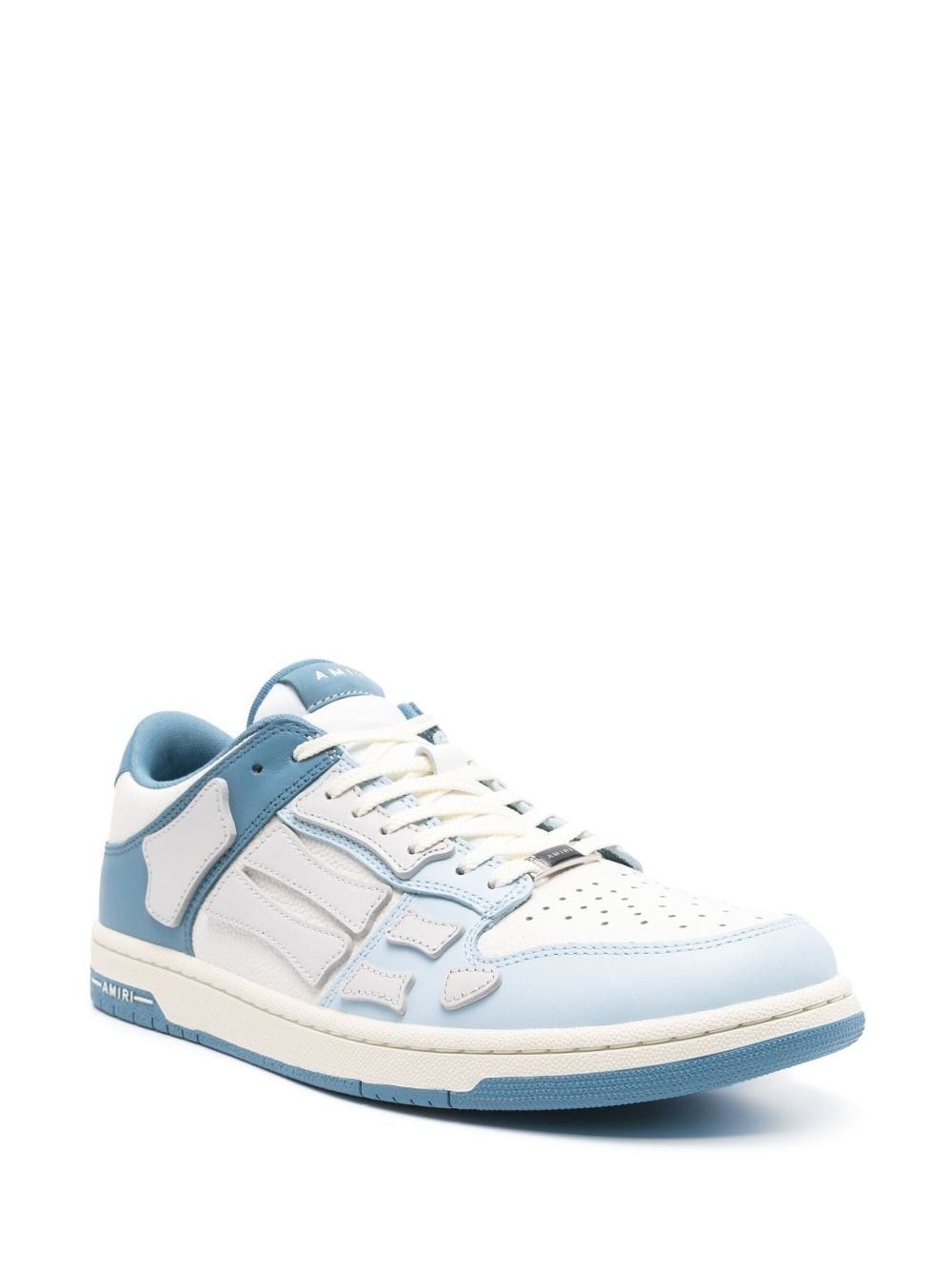 Amiri o1s1wg110625 Skelton Low-Top Sneakers in Blue/White Size US 8 / EU 41 - 2 Thumbnail