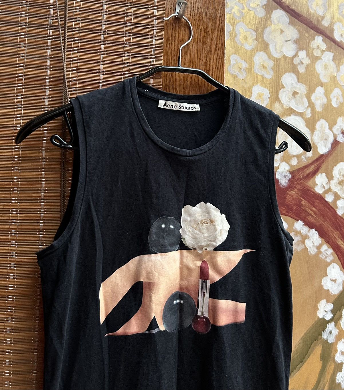 Acne Studios Acne Studios SS15 BYE B BLUR Graphic Print Tank Top Size S Size US S / EU 44-46 / 1 - 3 Thumbnail