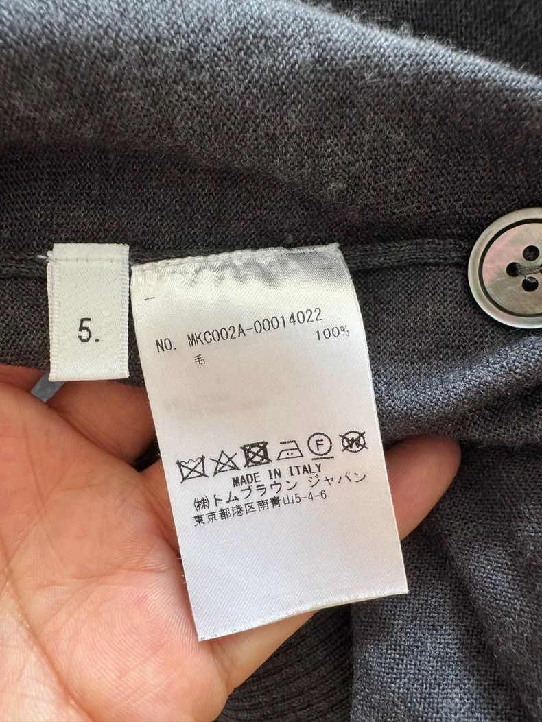 Thom Browne Thom Browne size5 Gray wool sweater Size US XXL / EU 58 / 5 - 5 Thumbnail