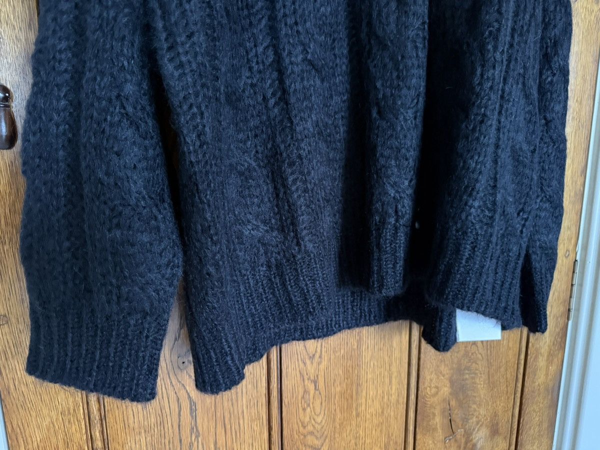 Celine $1.4k Celine black boxy Aran sweater mohair Fishermans Cable Size US XL / EU 56 / 4 - 15 Thumbnail