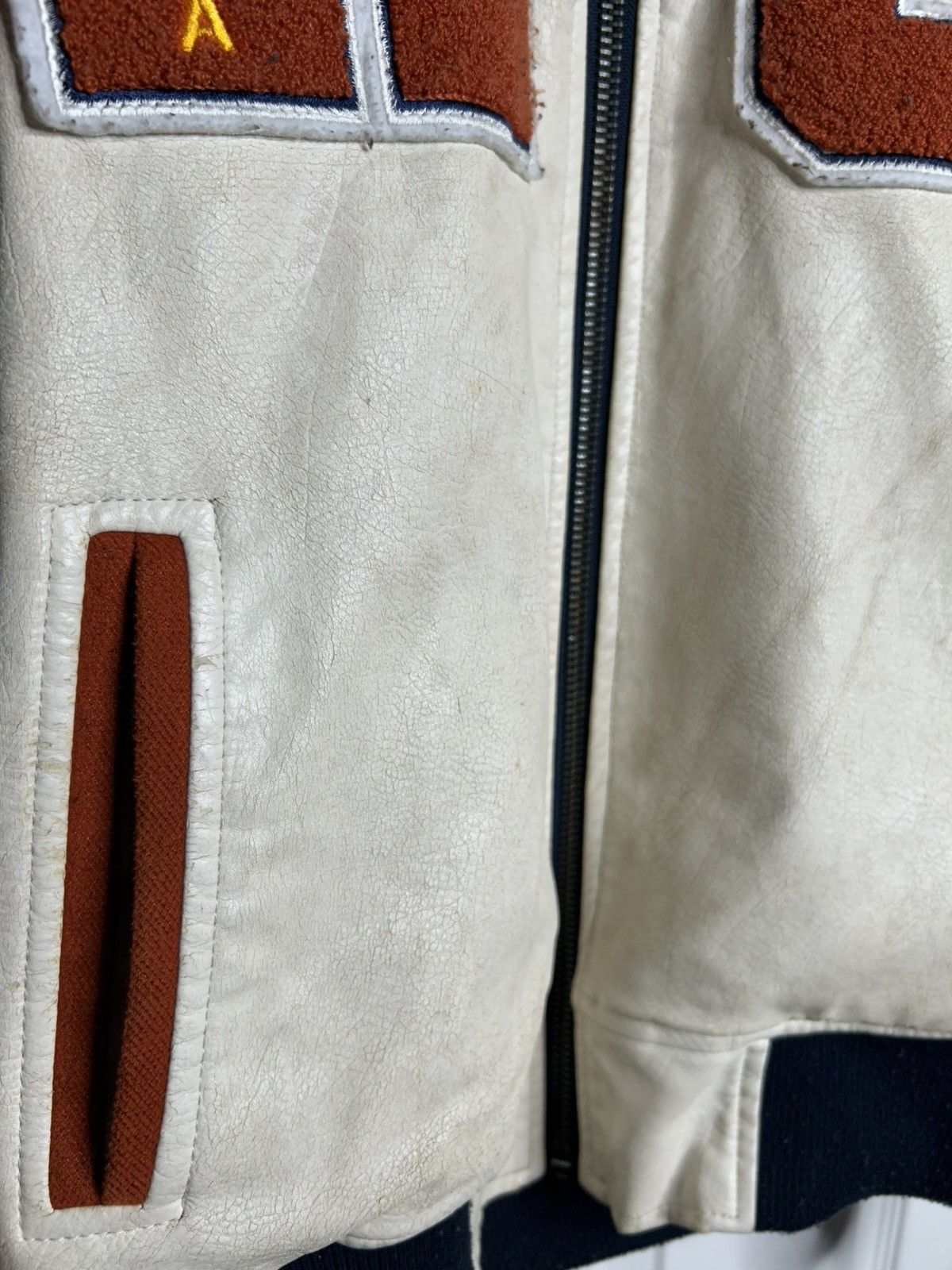 Japanese Brand Vintage All Japan Cities Games Leather Varsity Jacket Size US M / EU 48-50 / 2 - 10 Thumbnail