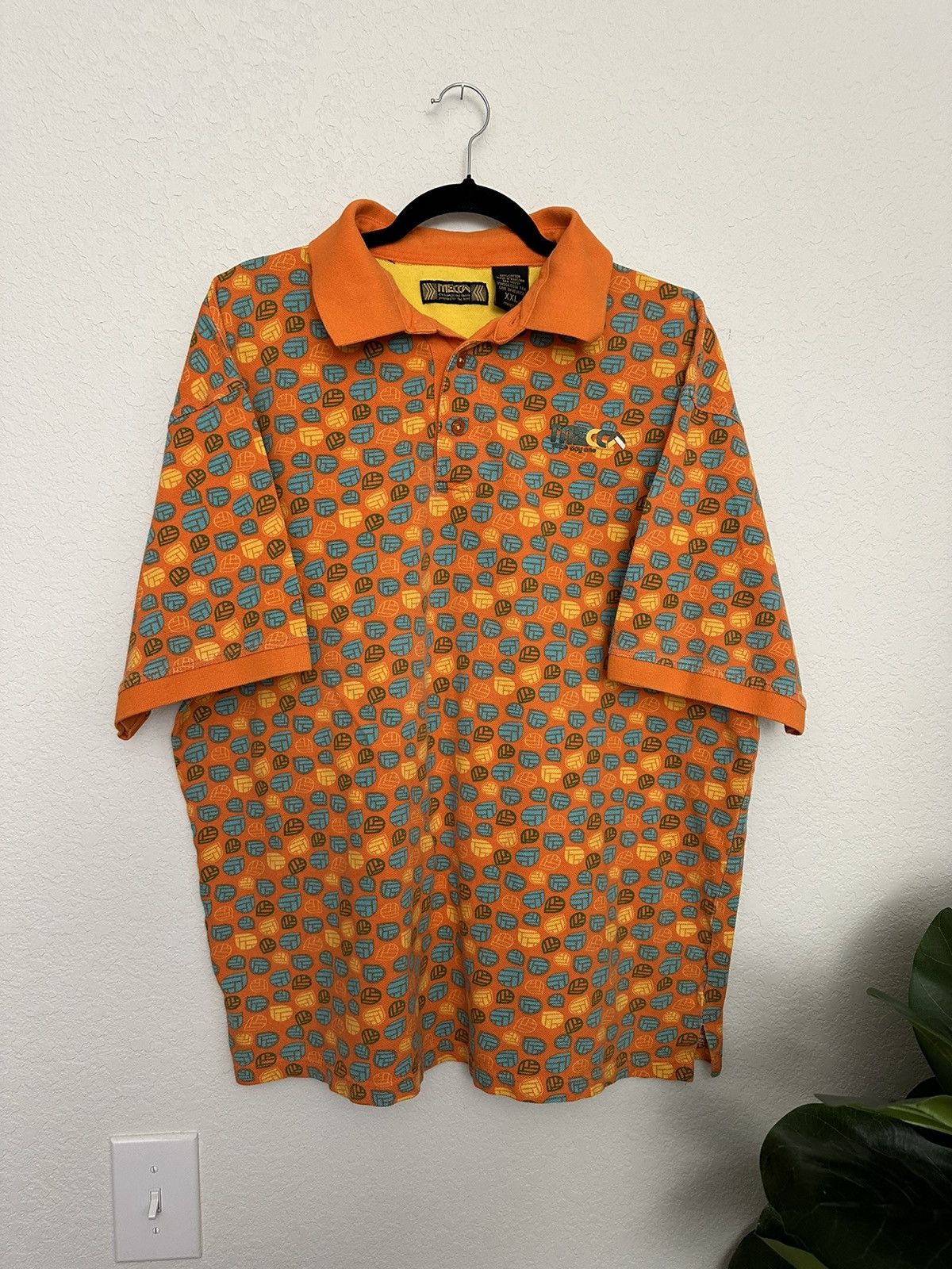 Mecca Vintage Y2K Mecca Polo Collared Golf Shirt Short Sleeve XXL Size US XXL / EU 58 / 5 - 2 Thumbnail