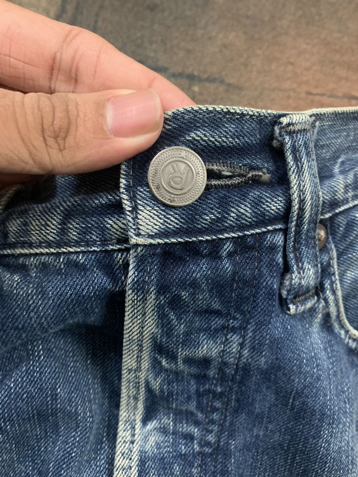 45rpm × Japanese Brand 🇯🇵RUSTY FADED selvedge ‘R’ by 45rpm vintage jeans Size US 30 / EU 46 - 10 Thumbnail
