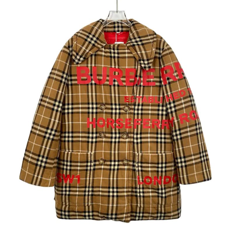 Burberry Burberry Brown Cotton Women's Coat Size S Size S / US 4 / IT 40 - 1 Thumbnail