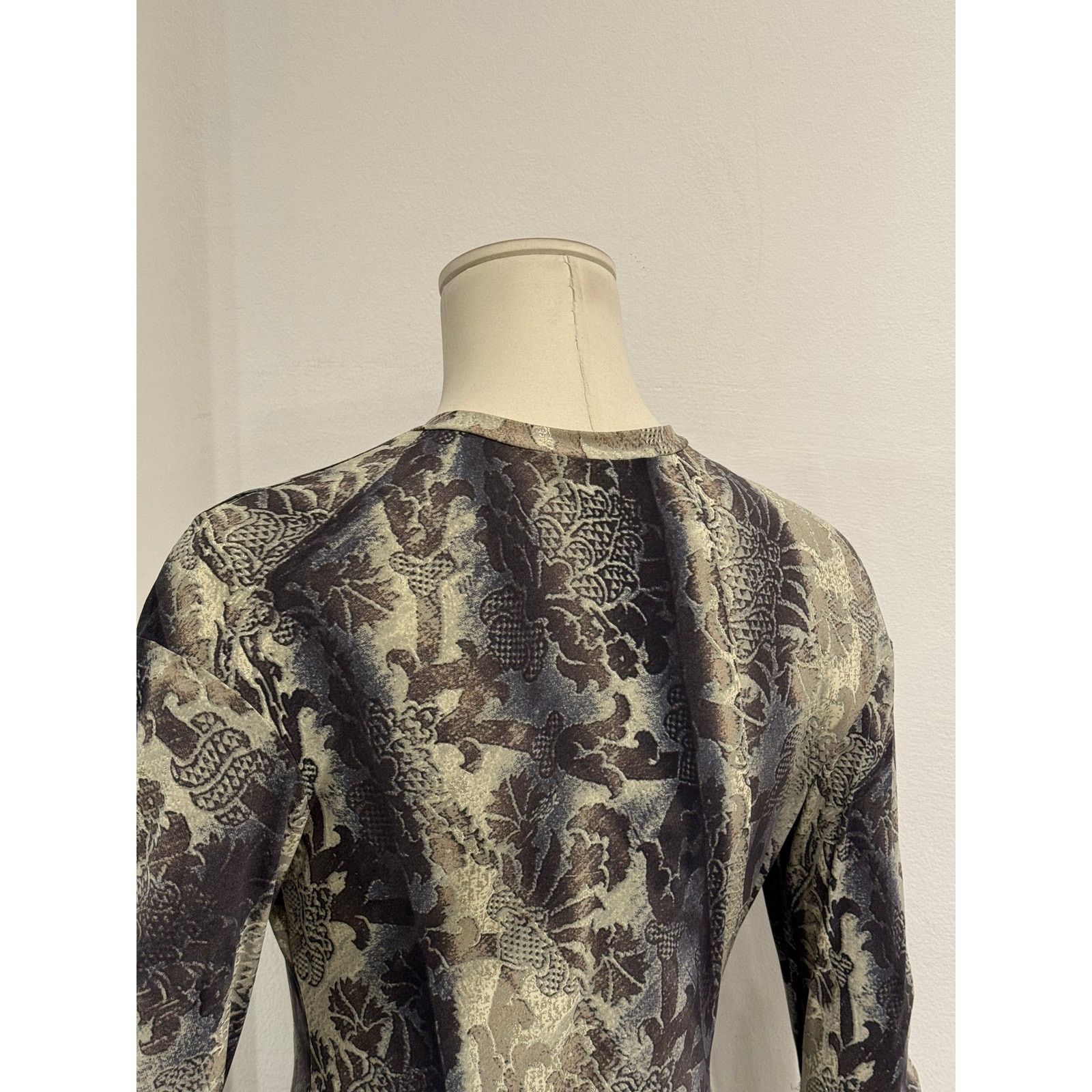Roberto Cavalli 2003 Roberto Cavalli abstract print midi dress Size L / US 10 / IT 46 - 7 Thumbnail