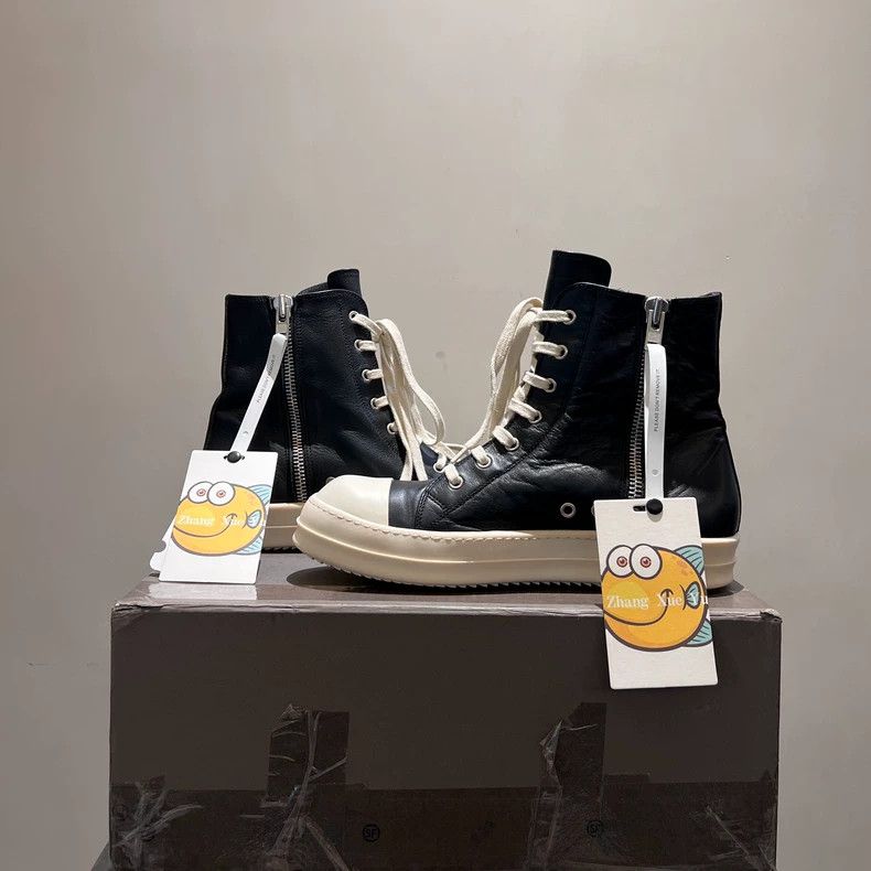 Rick Owens rick owens Mainline Cowhide High Top Big Converse Board Sh Size US 8 / EU 41 - 4 Thumbnail