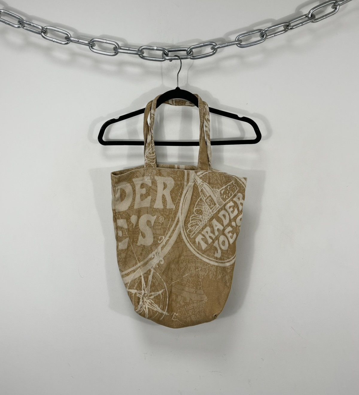 Other Trader Joe’s Vintage Beige Brown Made In USA Canvas Tote Bag Size ONE SIZE - 1 Thumbnail