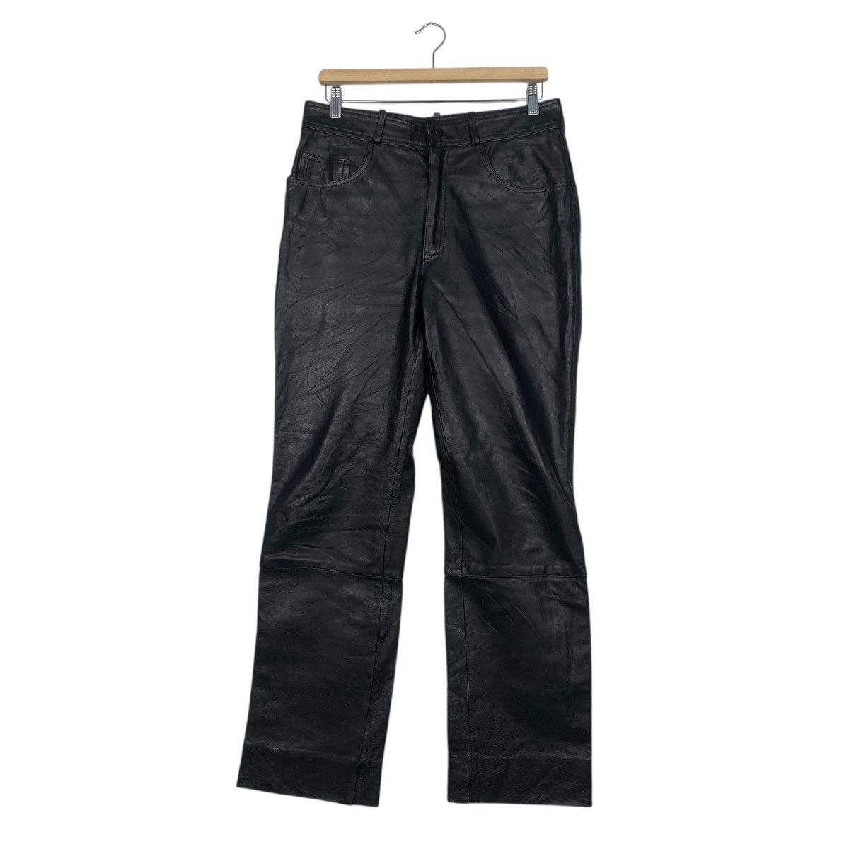 Genuine Leather × Japanese Brand × Leather Unbranded leather pant Size US 32 / EU 48 - 1 Thumbnail