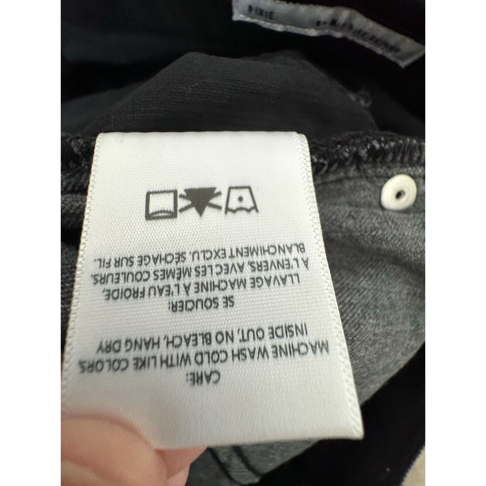 Edwin Edwin Pixie 9” Midrise Corduroy Black Skinny Pants Jeans 25" Size 25" / US 0 / IT 36 - 4 Thumbnail