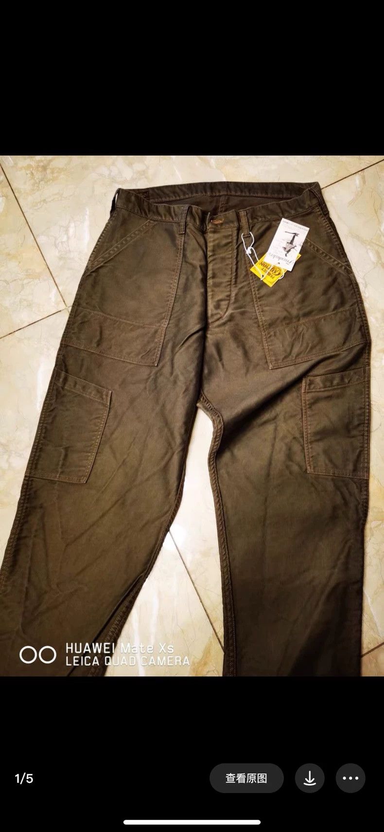 Freewheelers Freewheelers Paraffin jungle cloth military deck pants Size US 36 / EU 52 - 2 Thumbnail