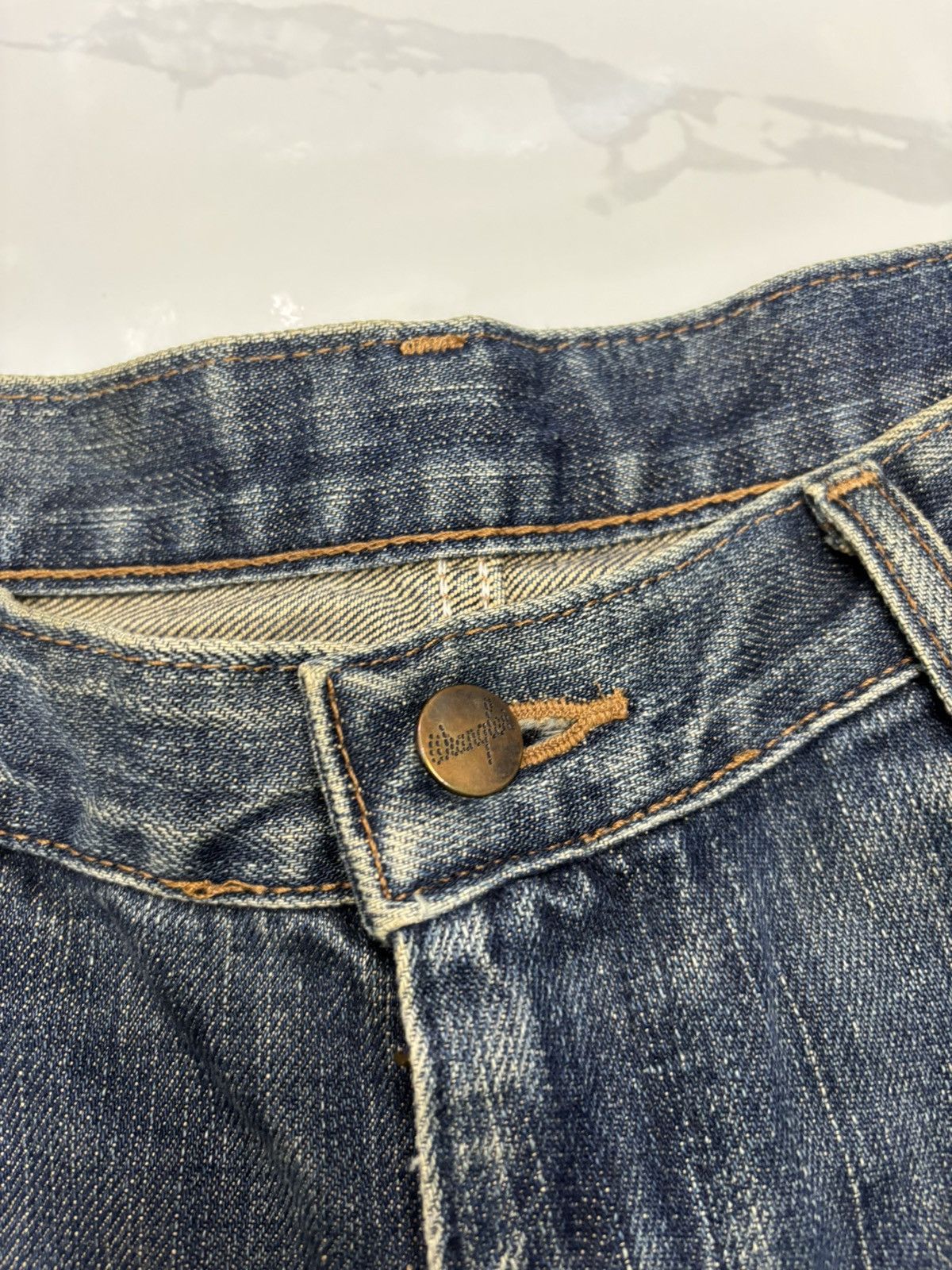 If Six Was Nine VINTAGE WRANGLER BAGGY JEANS MUD WASH LOOSE DENIM Size US 34 / EU 50 - 10 Thumbnail