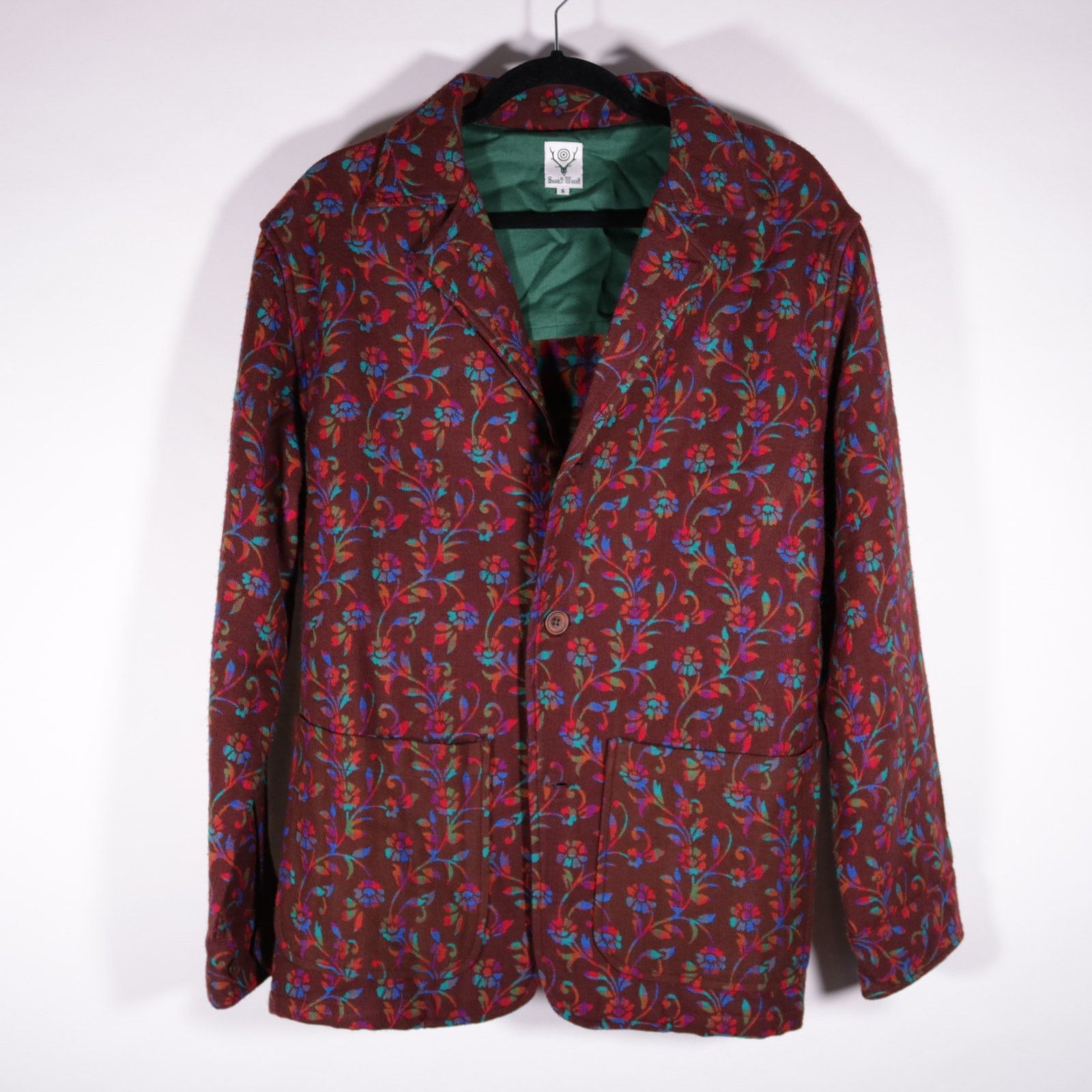 South2 West8 South2 West8 Jacquard Knit Blazer Jacket Size Small Size 36R - 1 Thumbnail