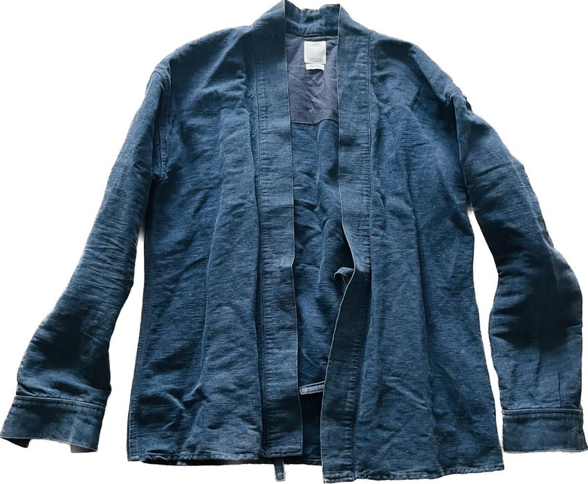 Visvim Visvim Lhamo Shirt Indigo Linen Cotton Size 4 | Grailed