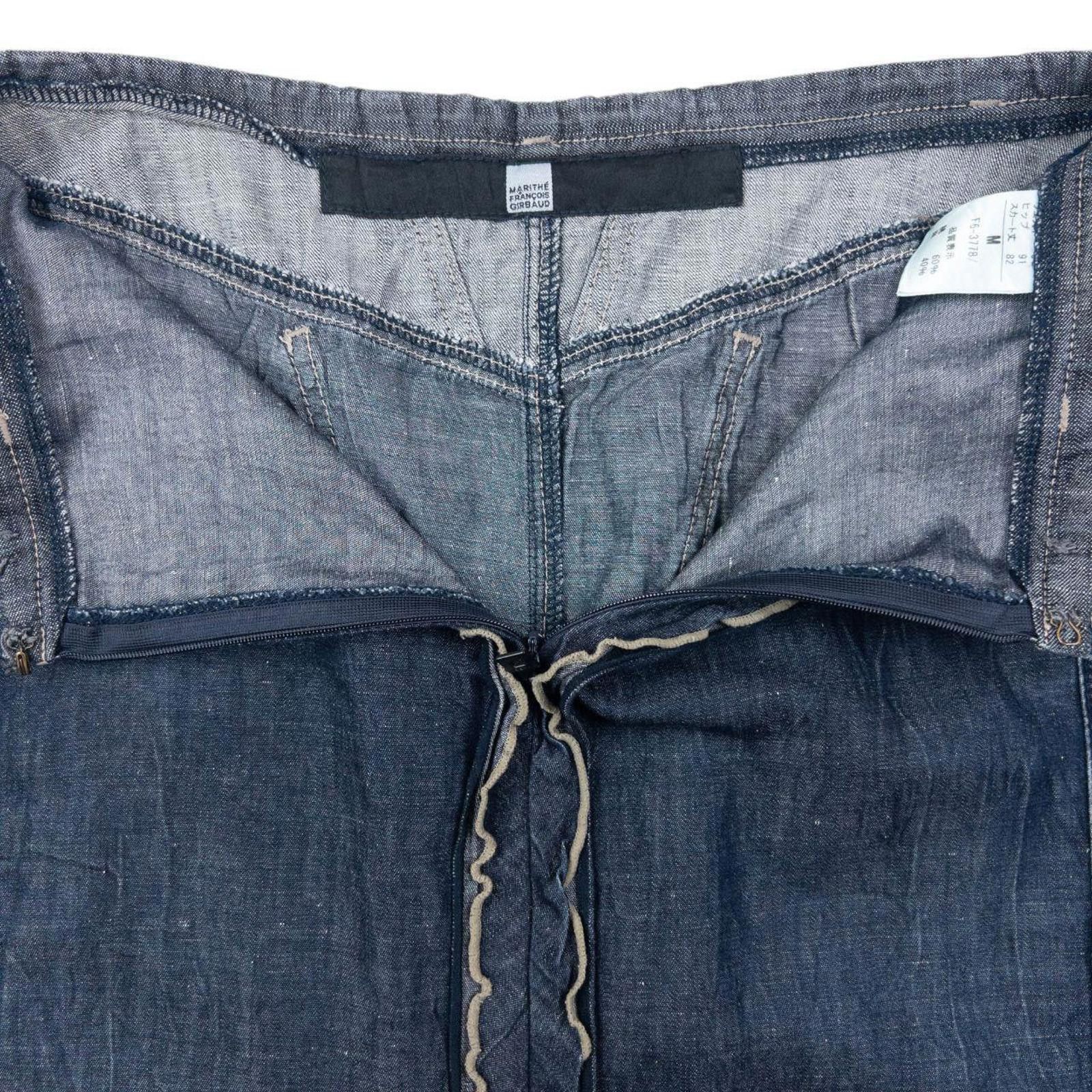 Marithe + Francois Girbaud Vintage 2000s Marithe + Francois Girbaud Denim Skirt W28 Size 32" / US 10 / IT 46 - 5 Thumbnail