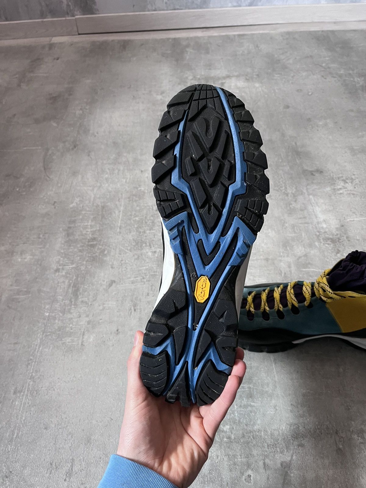Loewe Loewe ELN Climbing boots shoes yellowe blue black Size US 12 / EU 45 - 7 Thumbnail