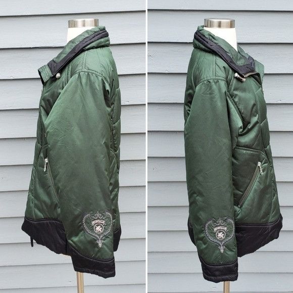 Vintage Vintage 90s y2k Sportalm Kitzbuhel Green Ski Pants and Winte Size M / US 6-8 / IT 42-44 - 3 Thumbnail