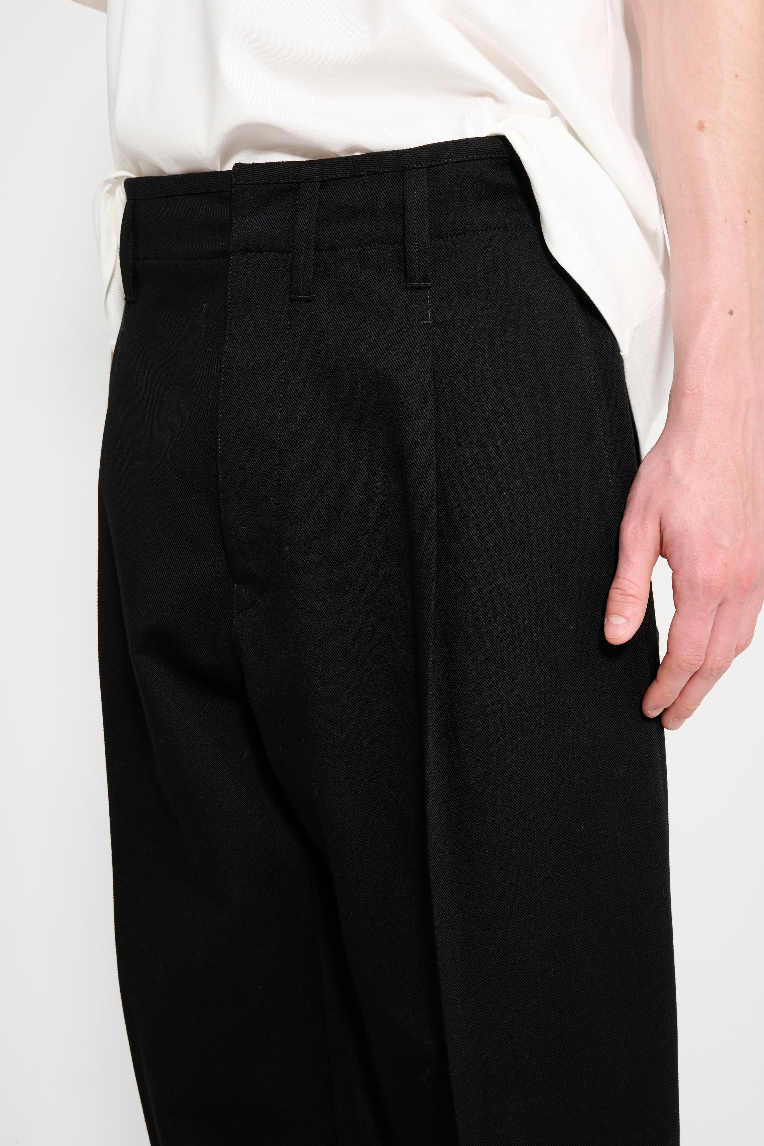 Lemaire LEMAIRE PLEATED CARROT PANTS BLACK Size US 30 / EU 46 - 11 Thumbnail