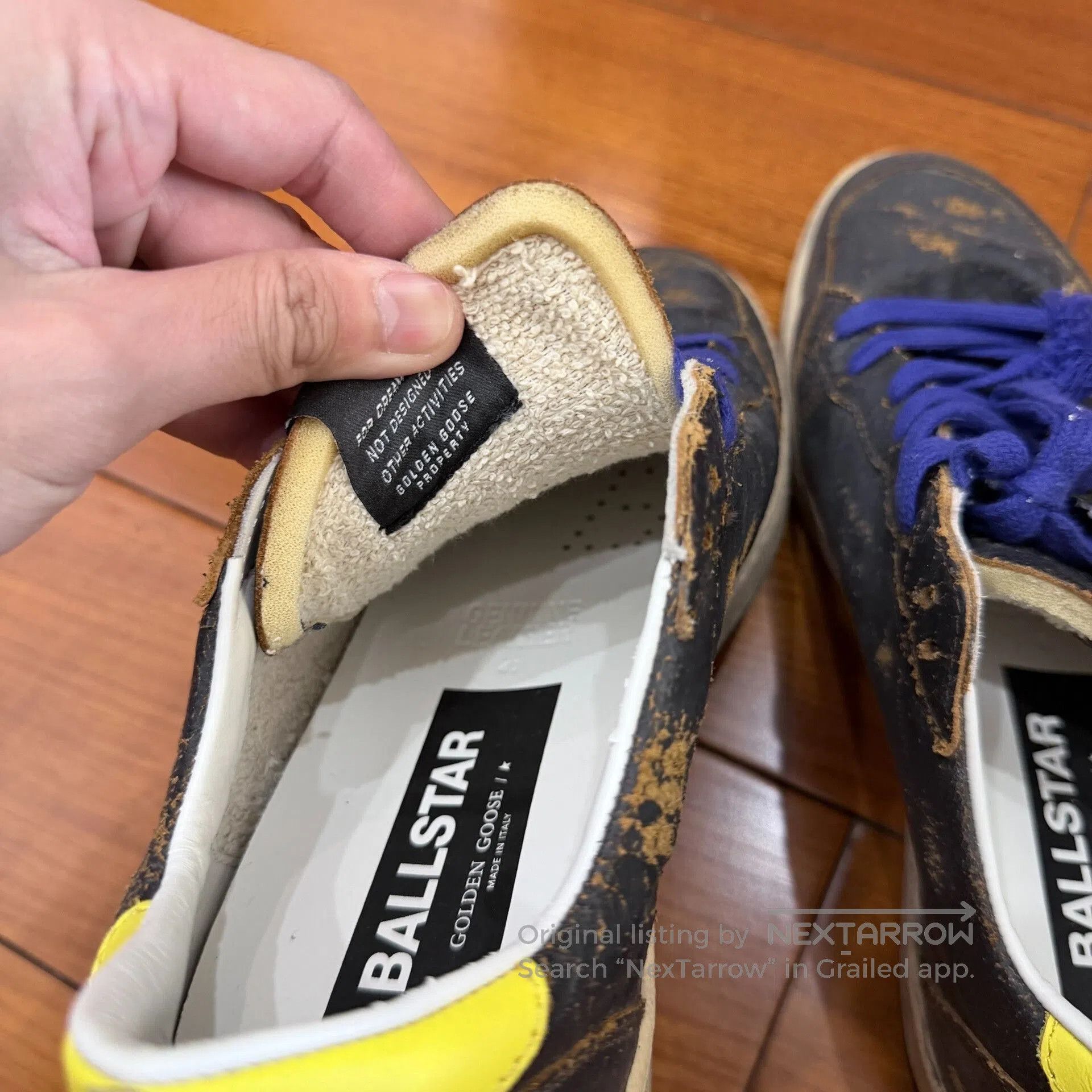 Golden Goose Golden Goose Ball Star Distressed Sneakers. Size US 7 / EU 40 - 3 Thumbnail
