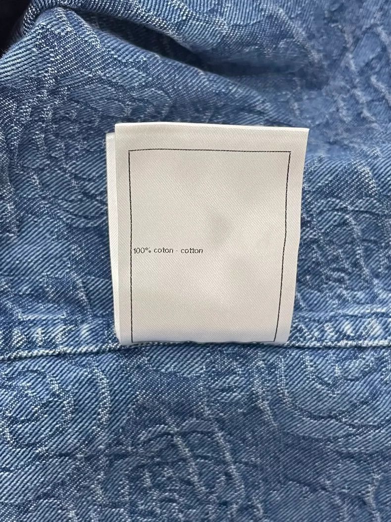 chanel 23p denim jacquard vest