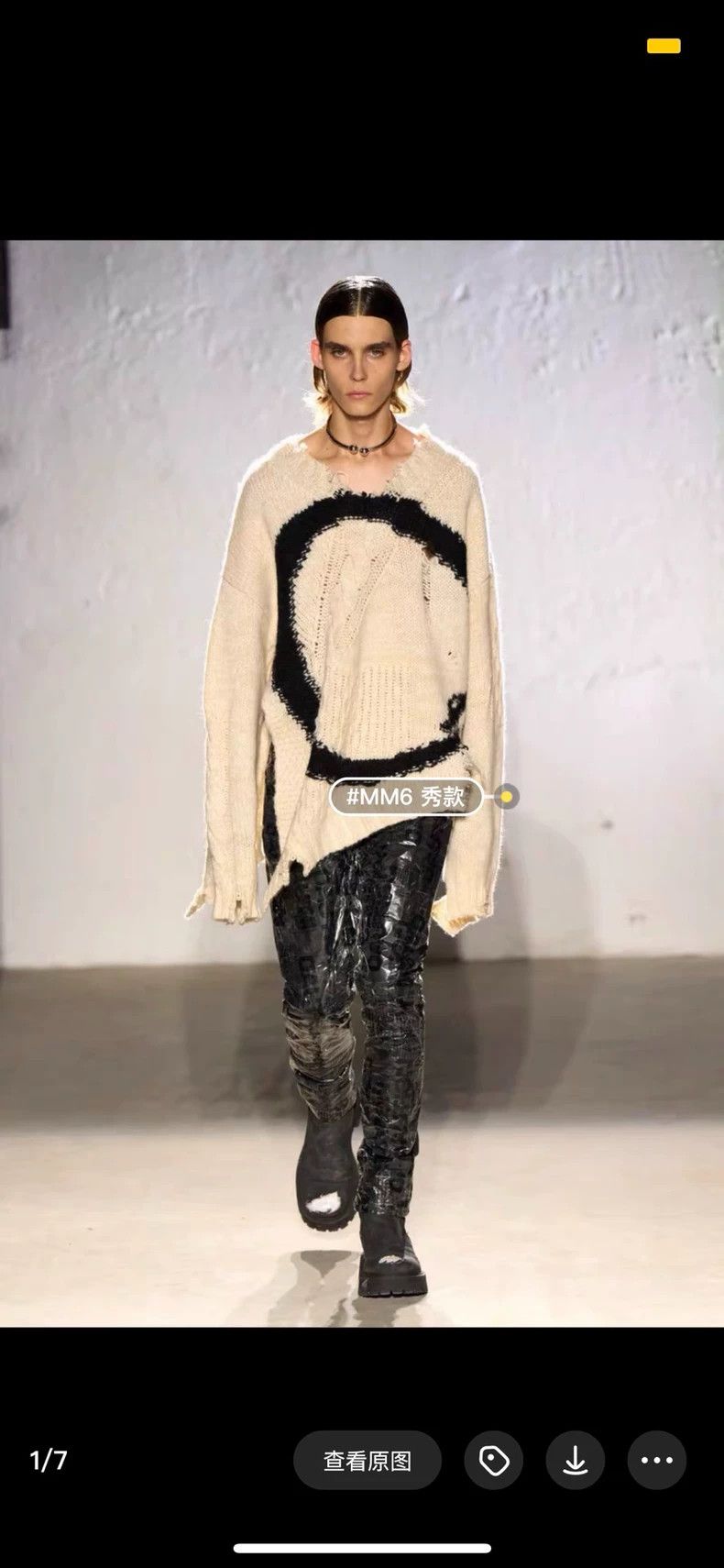 Maison Margiela 22 autumn and winter show self-swallowing s