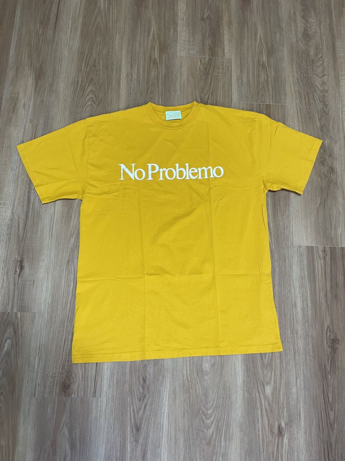 Aries Aries No Problemo Tee ‘Mustard’ Size US XL / EU 56 / 4 - 3 Thumbnail