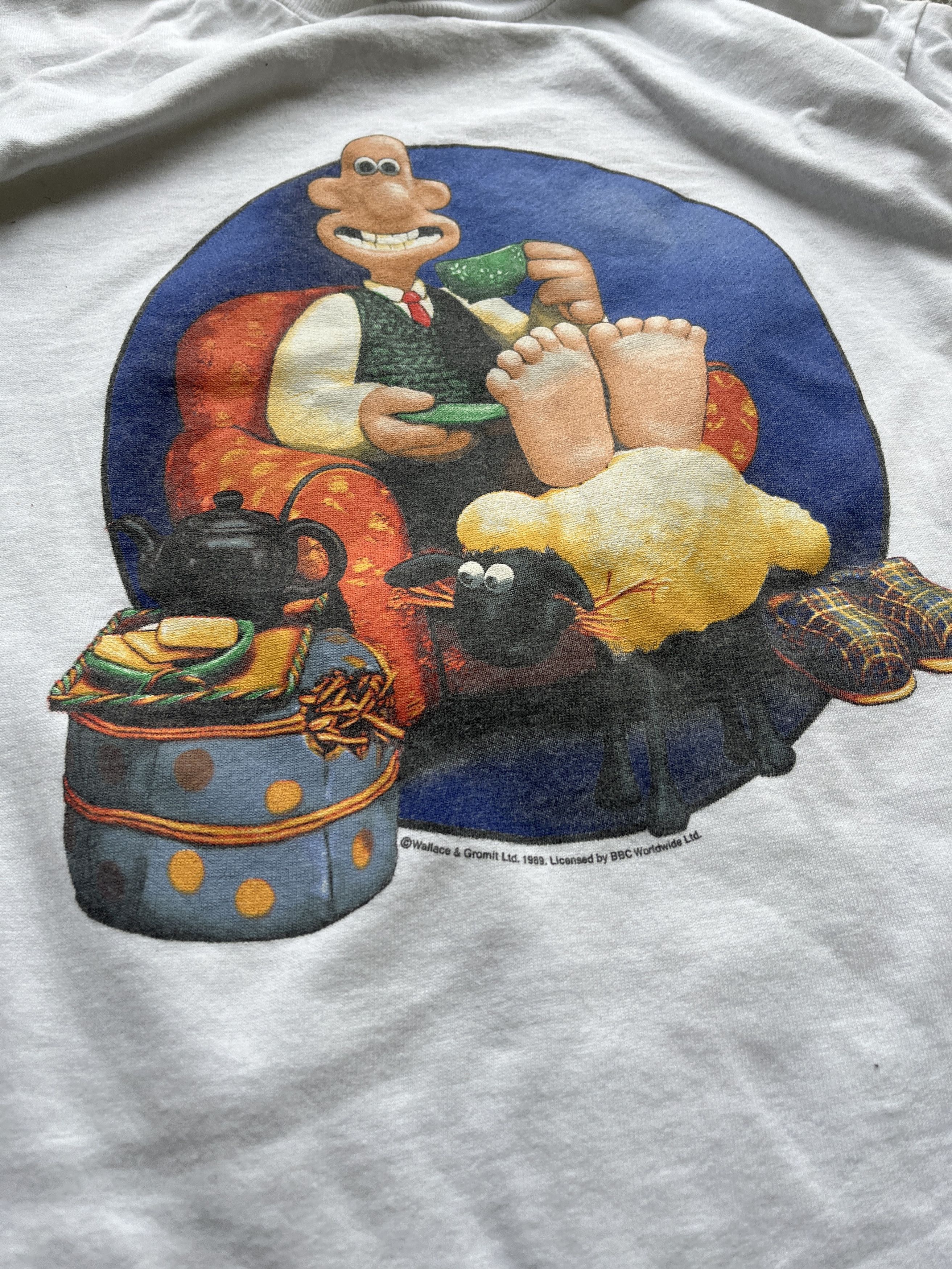 Other Wallace & Gromit 1989 vintage cartoon tee Size US S / EU 44-46 / 1 - 3 Thumbnail