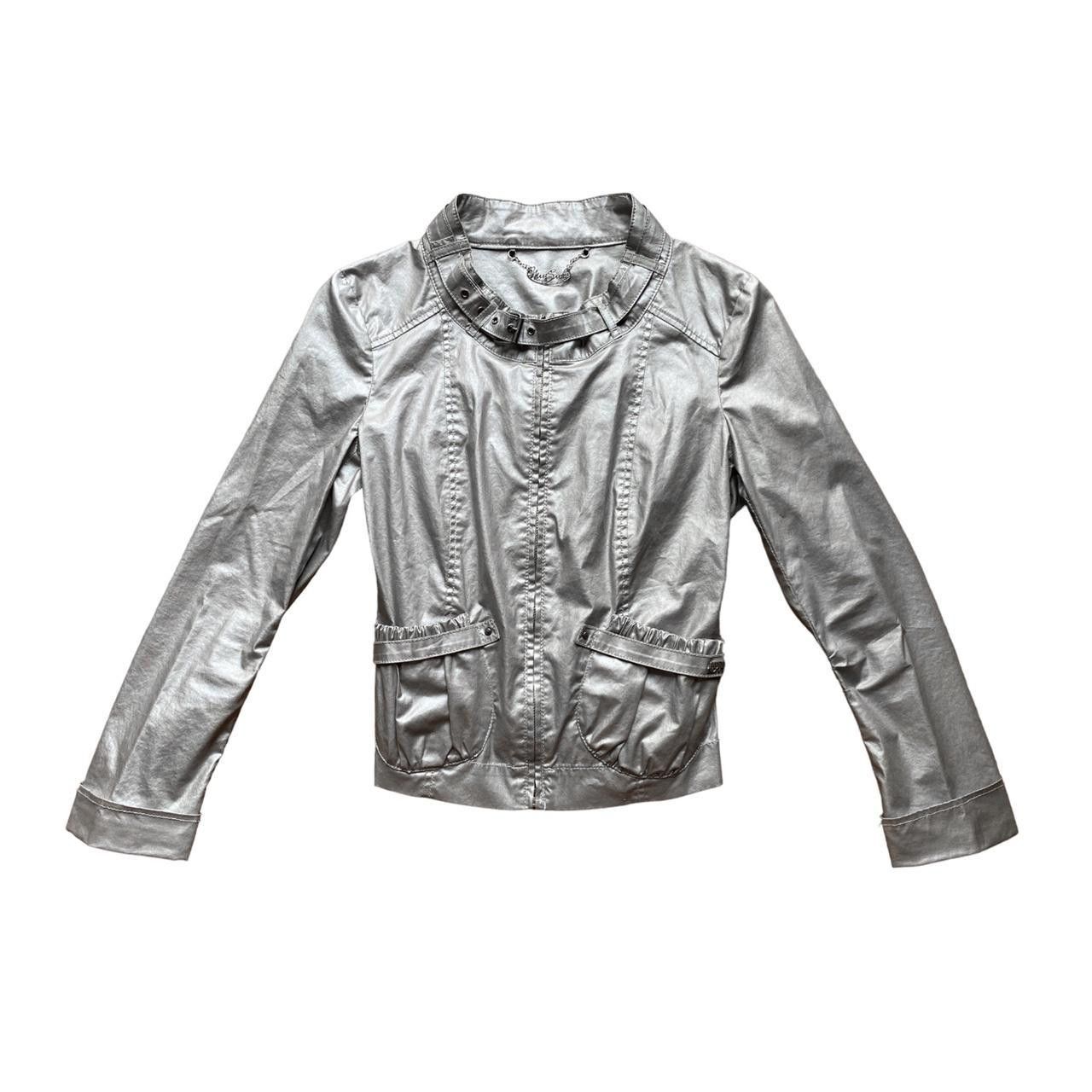 Miss Sixty Silver Metallic Miss Sixty Jacket Size L / US 10 / IT 46 - 1 Thumbnail