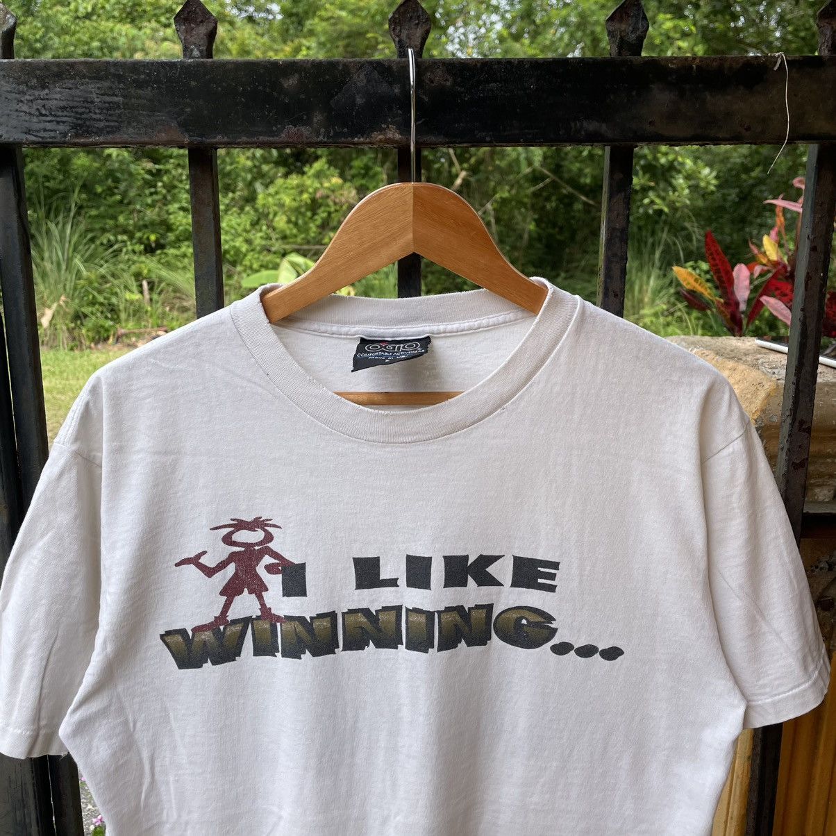 Welcome Skateboards 🔥Vintage 90s Ogio Chuump Gear USA Made Distress Tee Size US L / EU 52-54 / 3 - 4 Thumbnail
