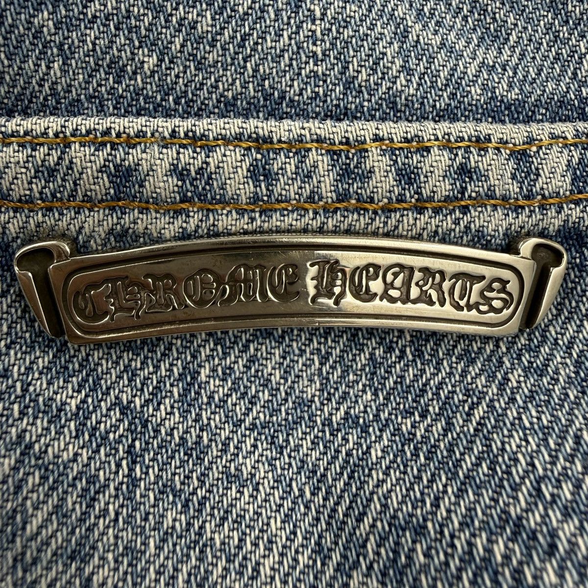Chrome Hearts Chrome Hearts Levi‘s Denim Pants Snow Camouflage Cross Patch Size US 29 - 16 Thumbnail