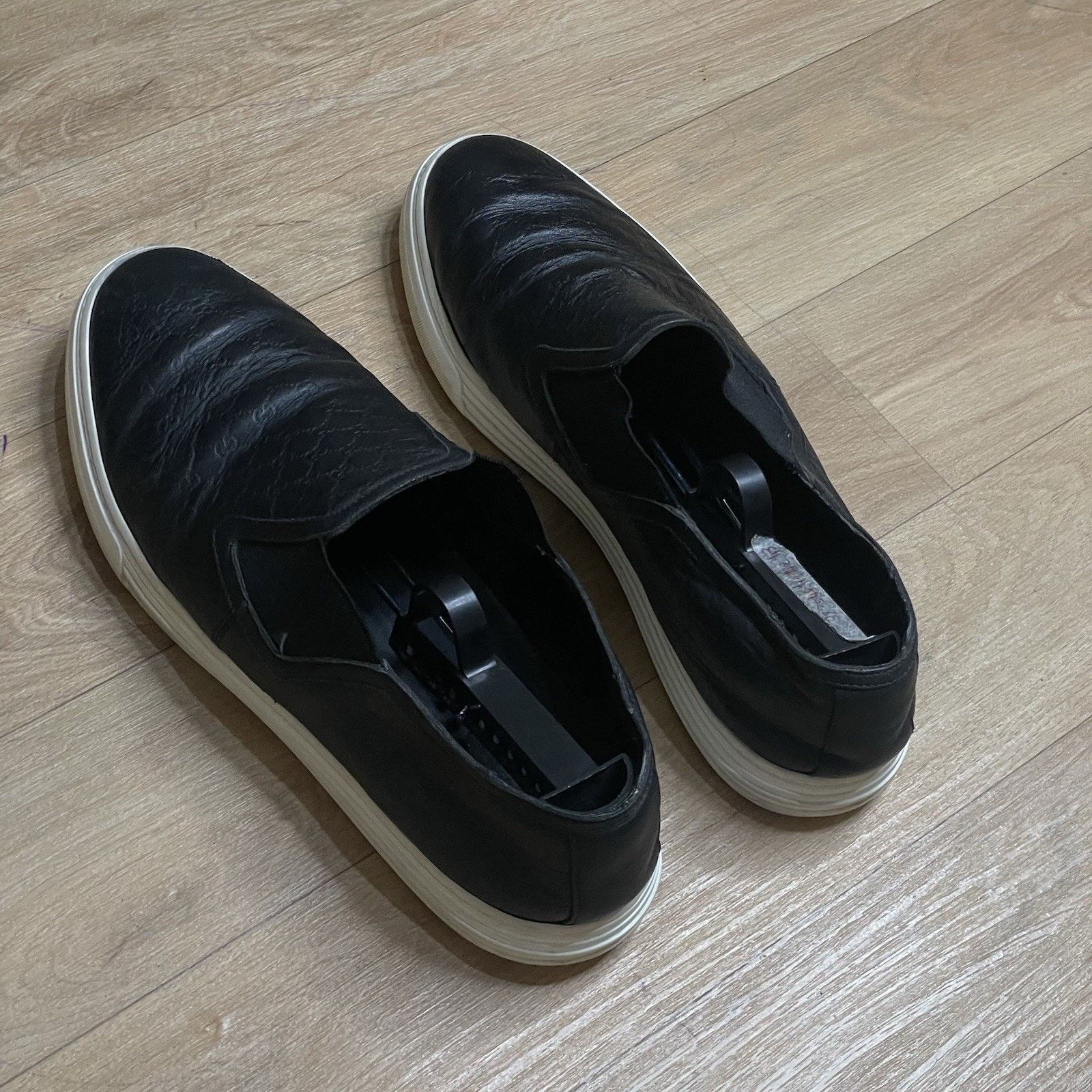 Gucci Gucci Sneakers Low-Top Monogram embossed shoes leather mens Size US 10.5 / EU 43-44 - 11 Thumbnail