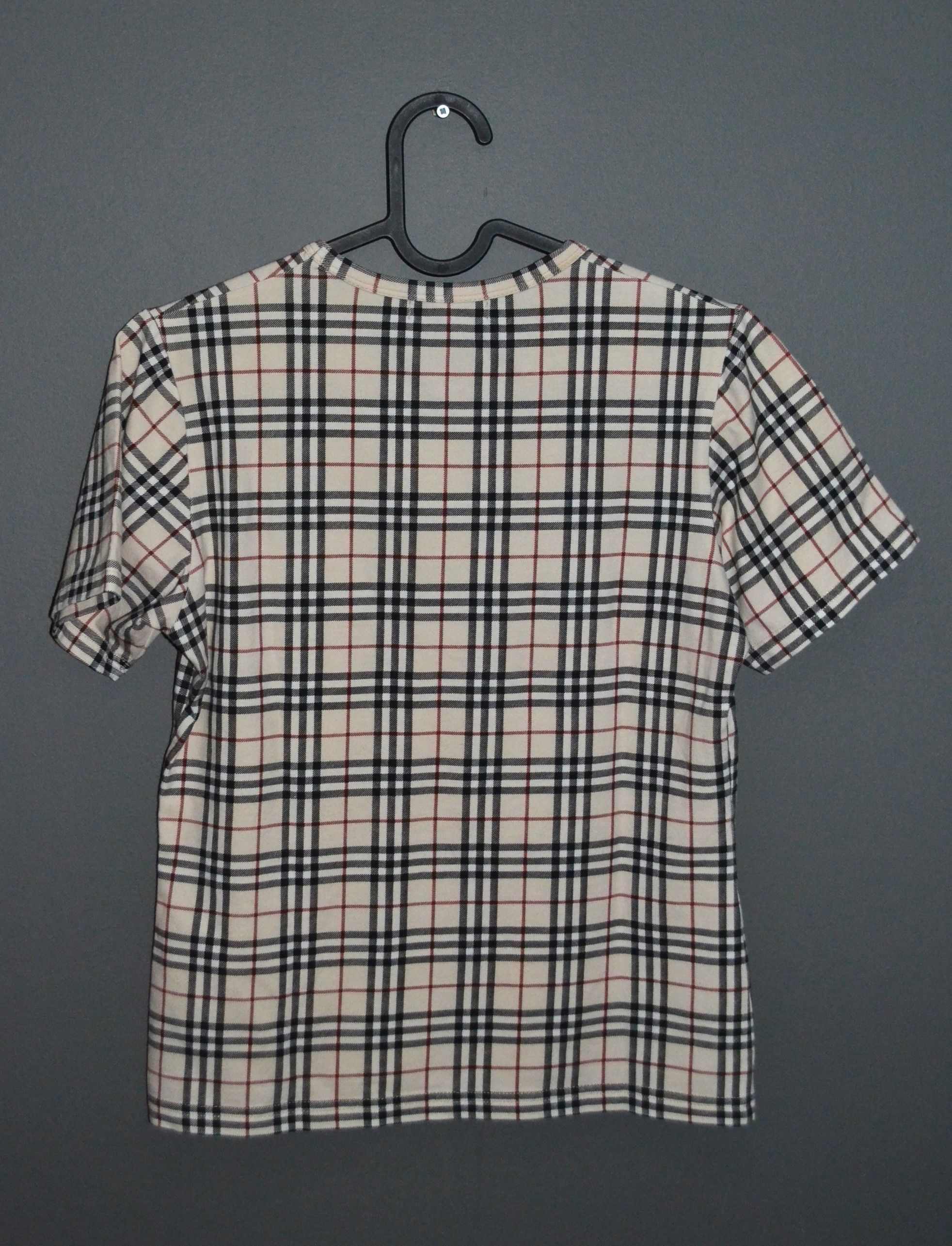 Burberry × Vintage Burberry Vintage Novacheck T-shirt Women's Stretch M Size M / US 6-8 / IT 42-44 - 7 Thumbnail