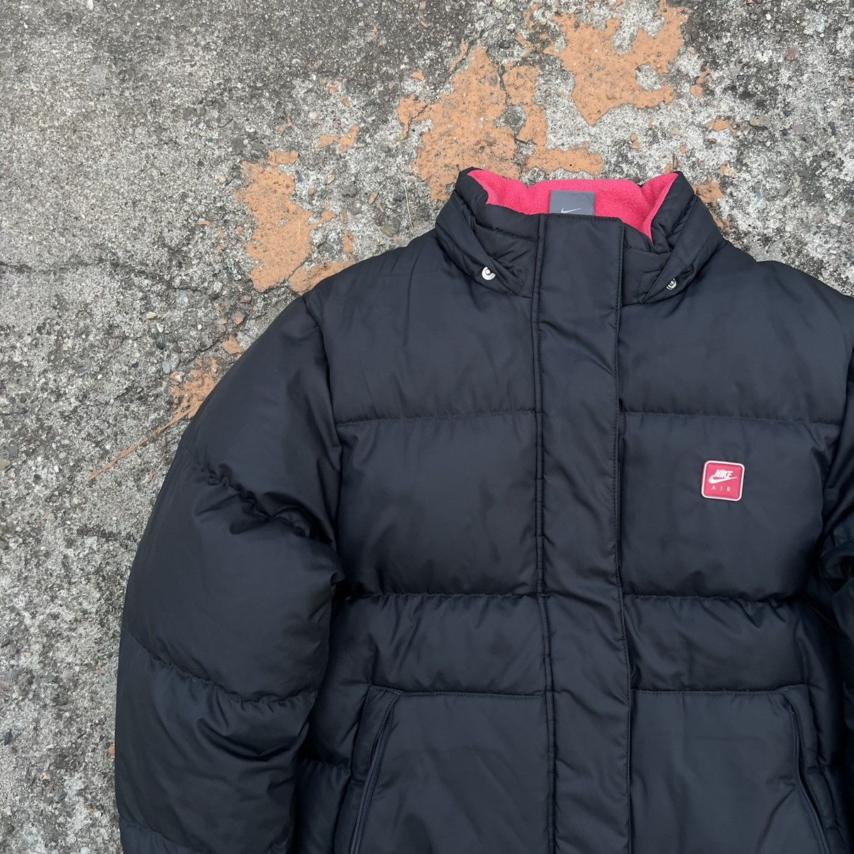 Nike × Vintage Vintage Y2K Nike Nylon Drill Puffer Jacket Swoosh Size S / US 4 / IT 40 - 3 Thumbnail