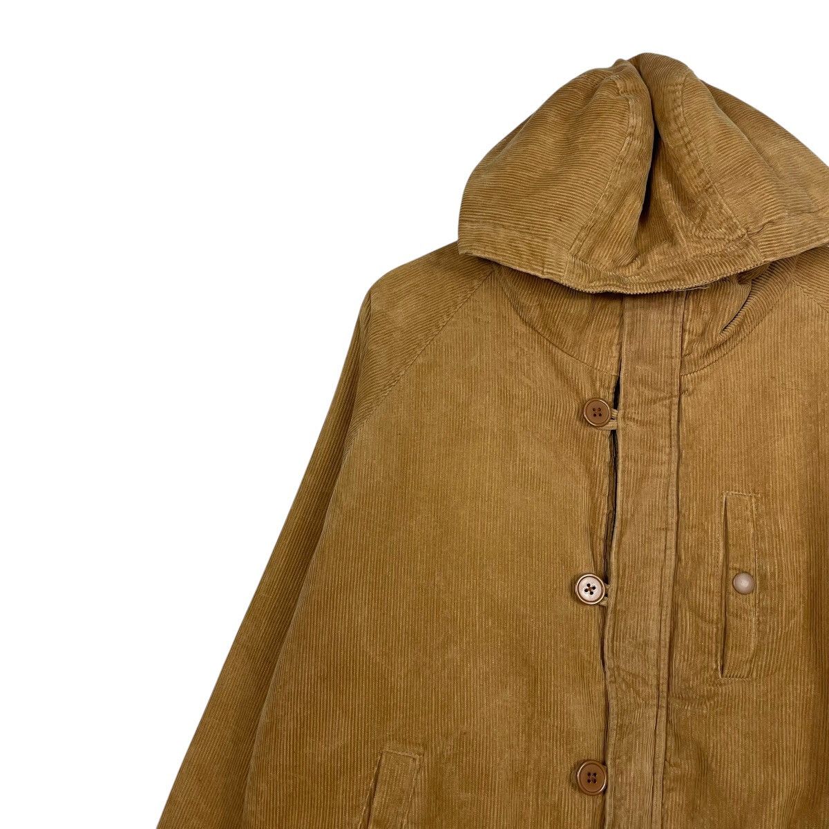 Japanese Brand Japanese Brand SOC Hooded Corduroy Jacket Size US L / EU 52-54 / 3 - 6 Thumbnail
