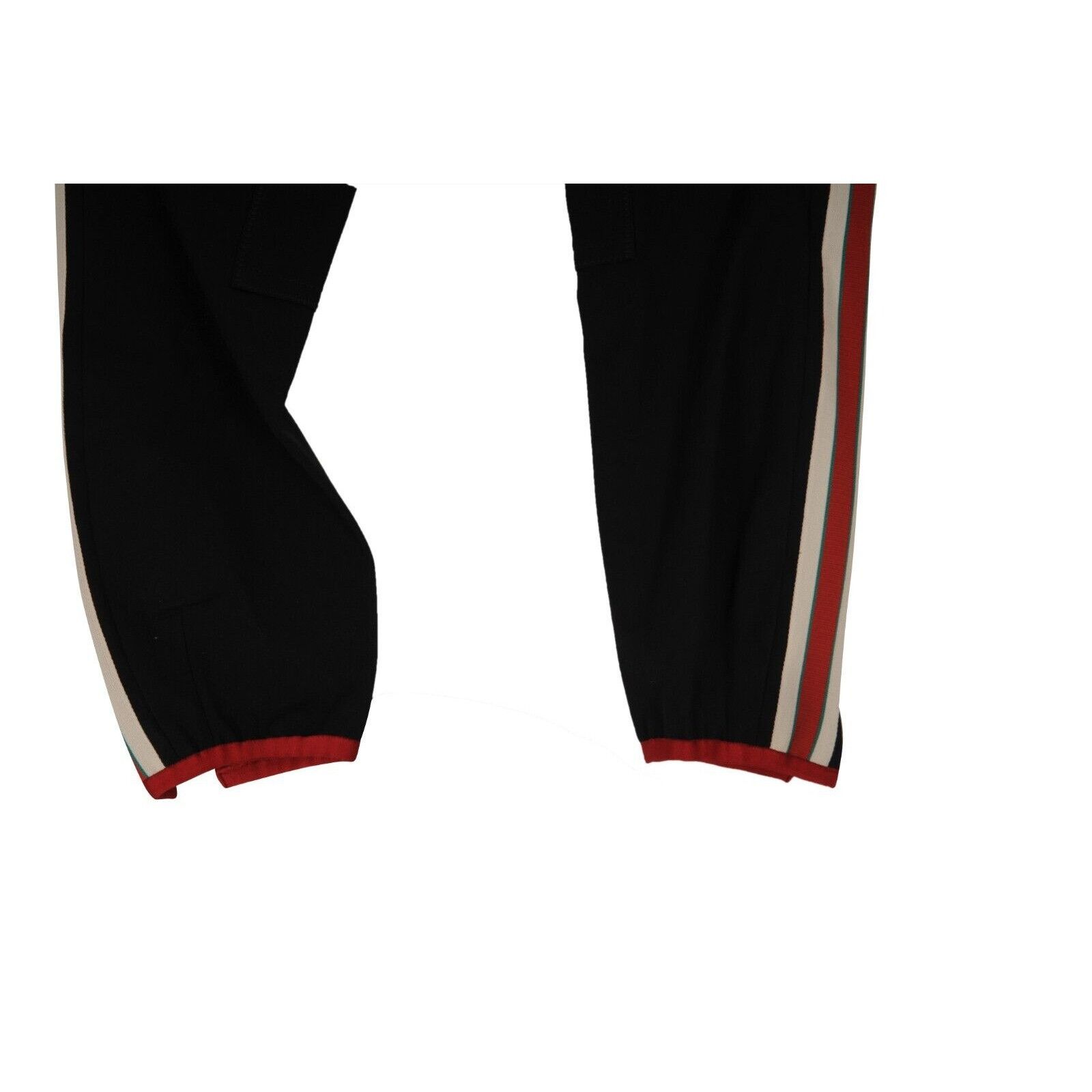 Gucci Side Stripe Logo Pants IT 50 Black Stretch Size US 34 / EU 50 - 13 Thumbnail
