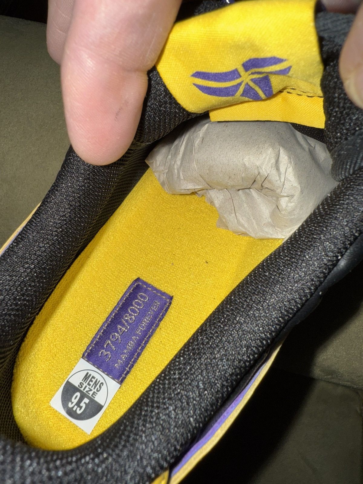 Nike Nike Air Force 1 Low Retro QS KB P “Kobe Away” 3794/8000 NEW Size US 9.5 / EU 42-43 - 22 Thumbnail