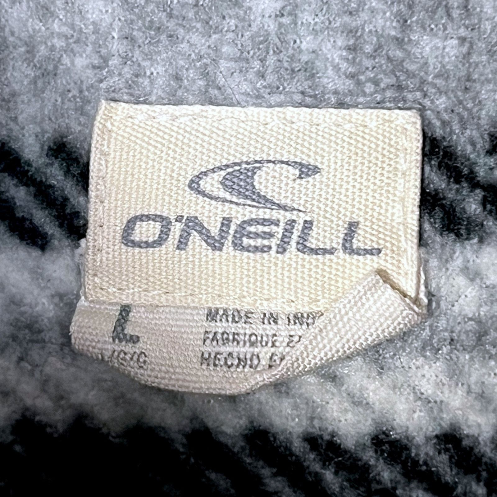 O'Neill O'Neill Women's Large Zuma Super Fleece Gray Western Shirt Size L / US 10 / IT 46 - 7 Thumbnail
