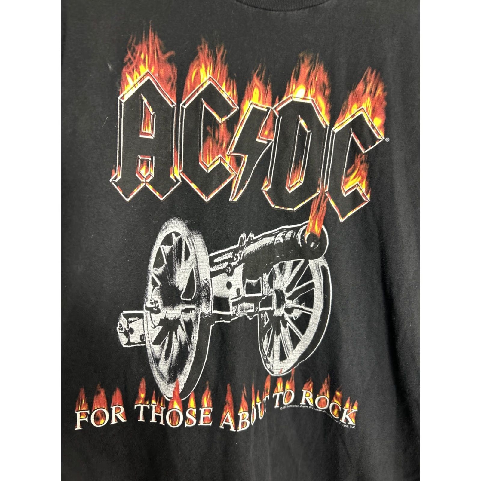 AAA VINTAGE AAA T-Shirt Black AC/DC For Those About to Rock 2004 XXL Men's Cutoff Size US XXL / EU 58 / 5 - 4 Thumbnail