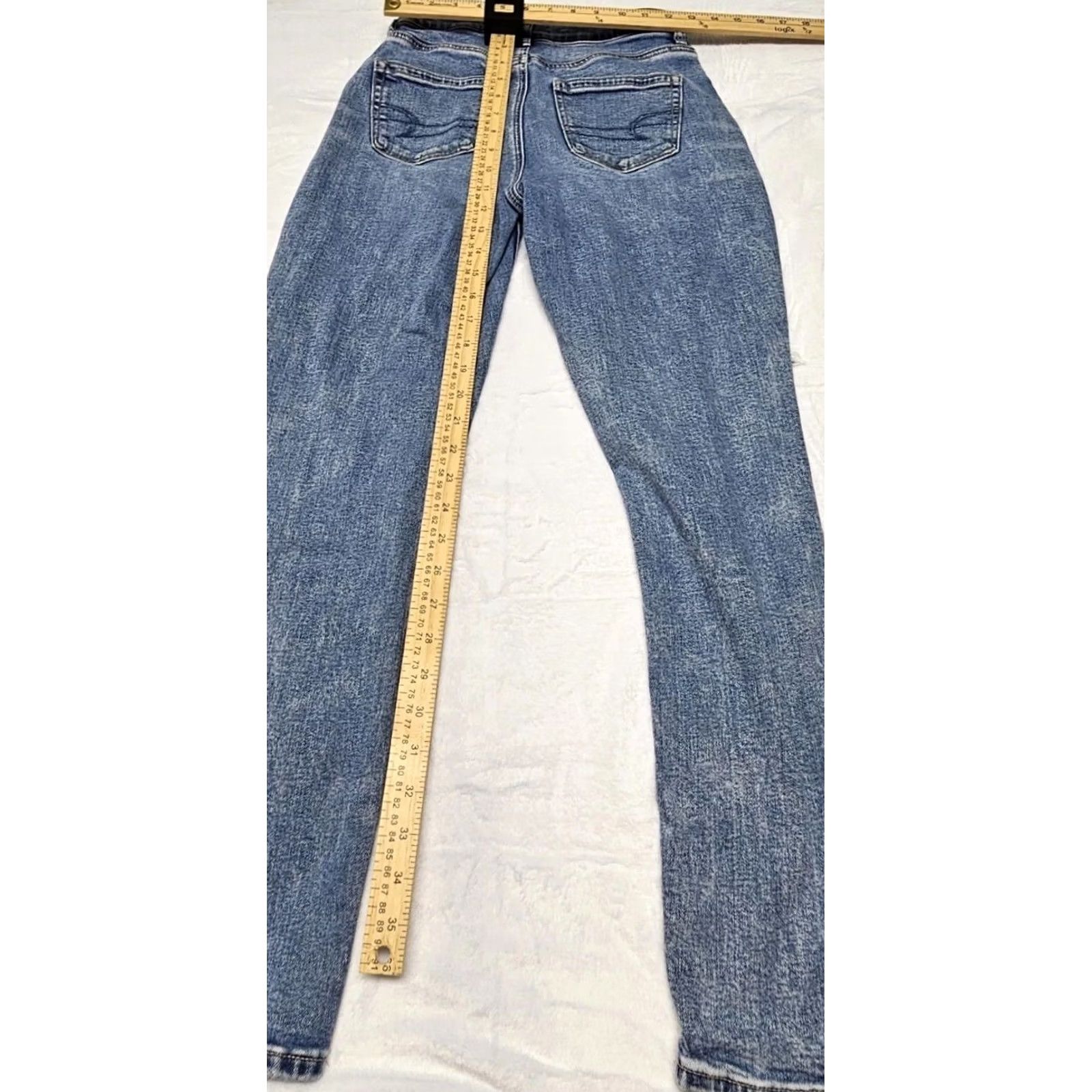 Vintage VINTAGE? No. American Eagle Jeans Shirt? Size 25" / US 0 / IT 36 - 7 Thumbnail