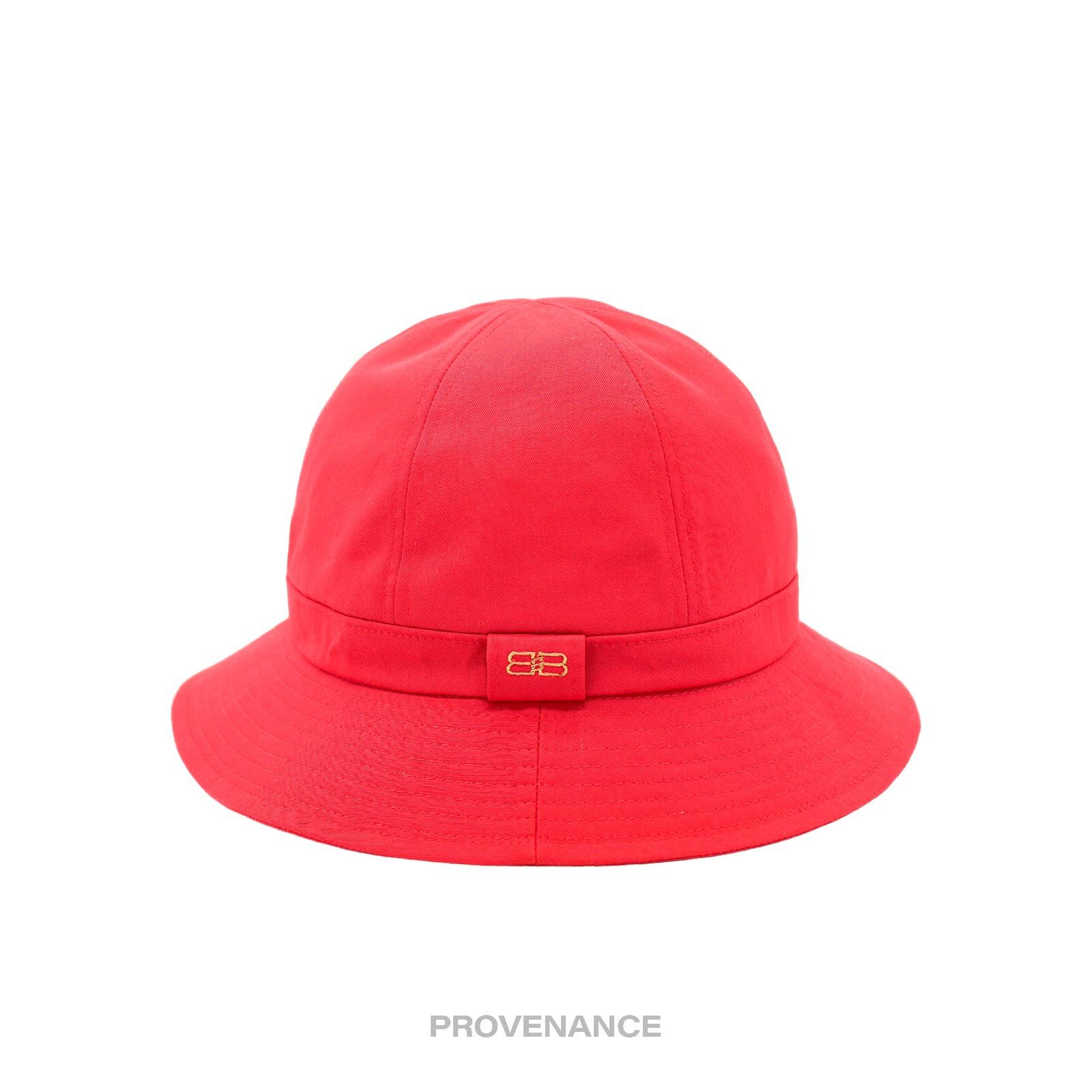 image of Balenciaga Bucket Hat - Red, Women's