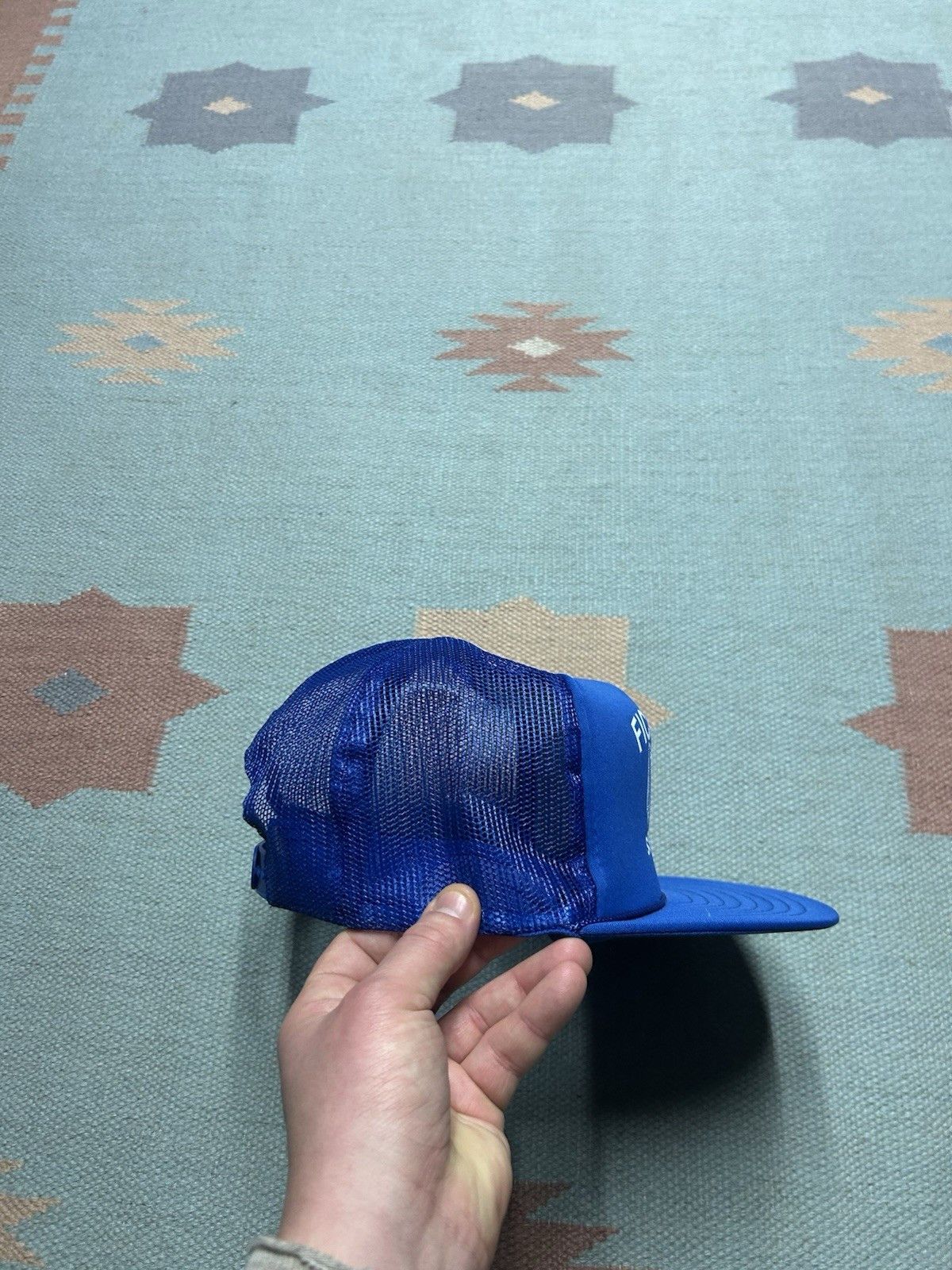 Vintage VTG trucker hat fick excavating Swartz creek Michigan snap Size ONE SIZE - 8 Thumbnail