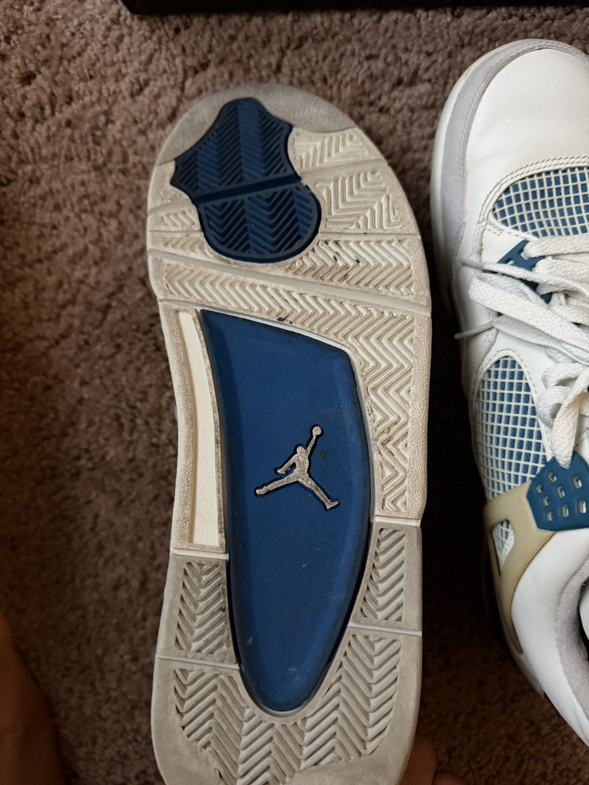 Jordan Brand 2006 Military Blue Jordan 4’s Size US 12 / EU 45 - 5 Thumbnail