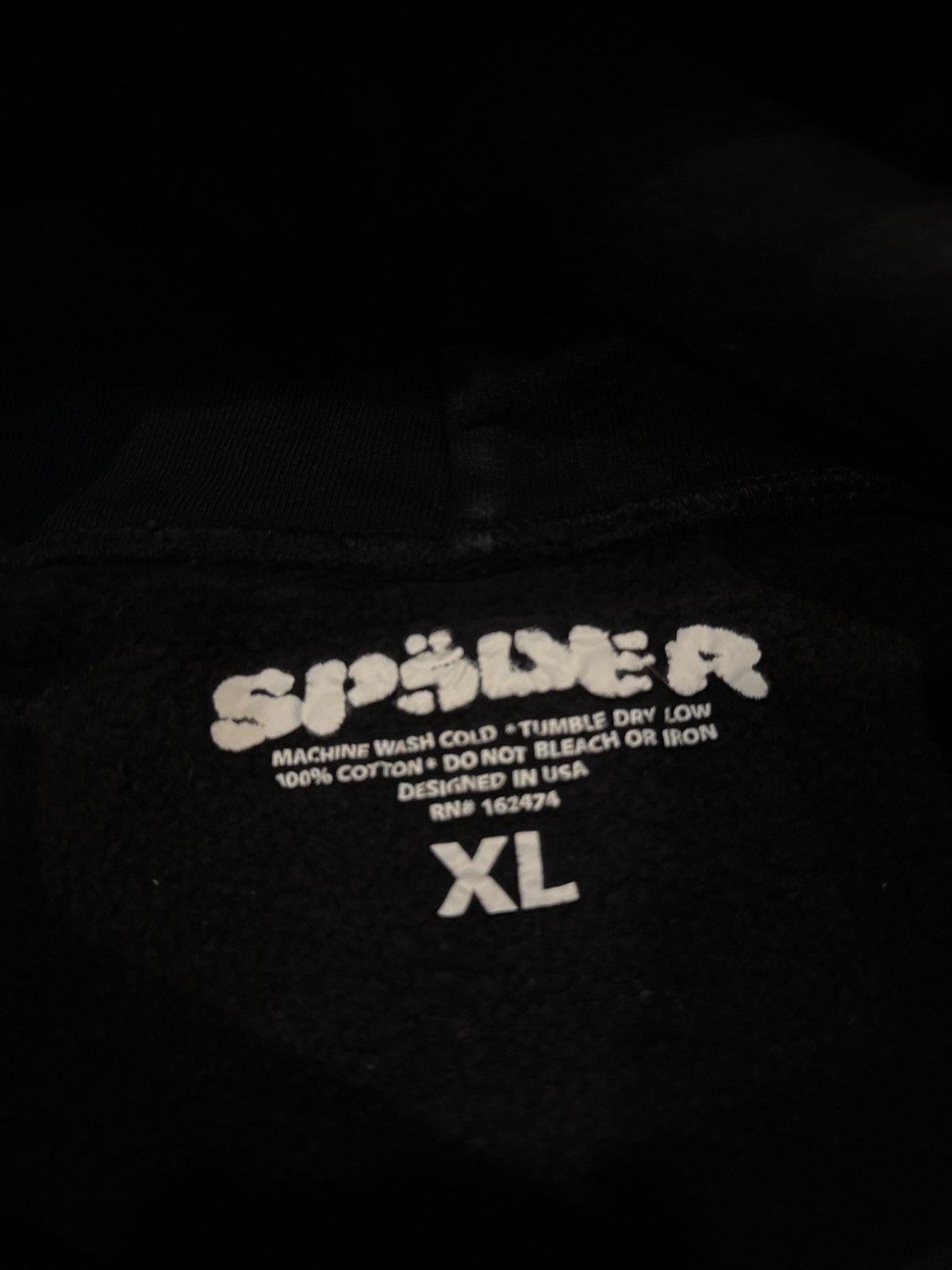 Sp5der Black Spider Rhinestone Hoodie XL Size US XL / EU 56 / 4 - 5 Thumbnail