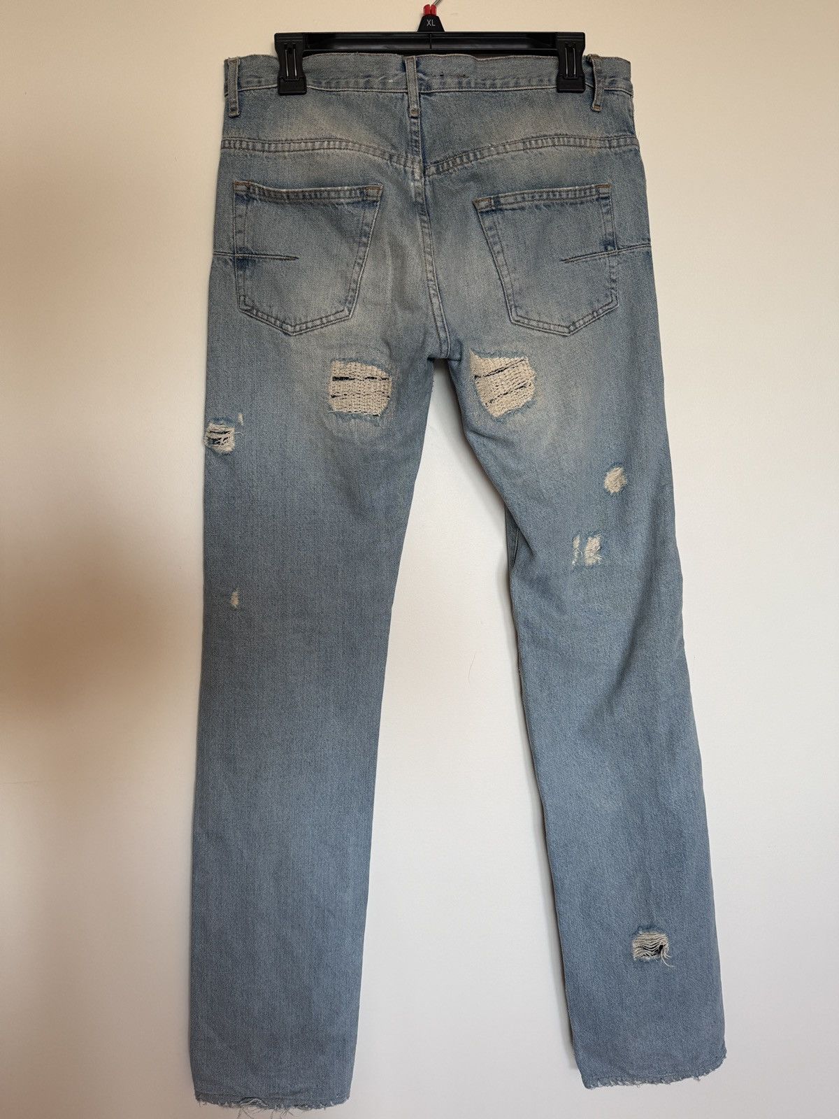 Dior Dior Hedi Slimane Crash Denim Size US 29 - 2 Thumbnail