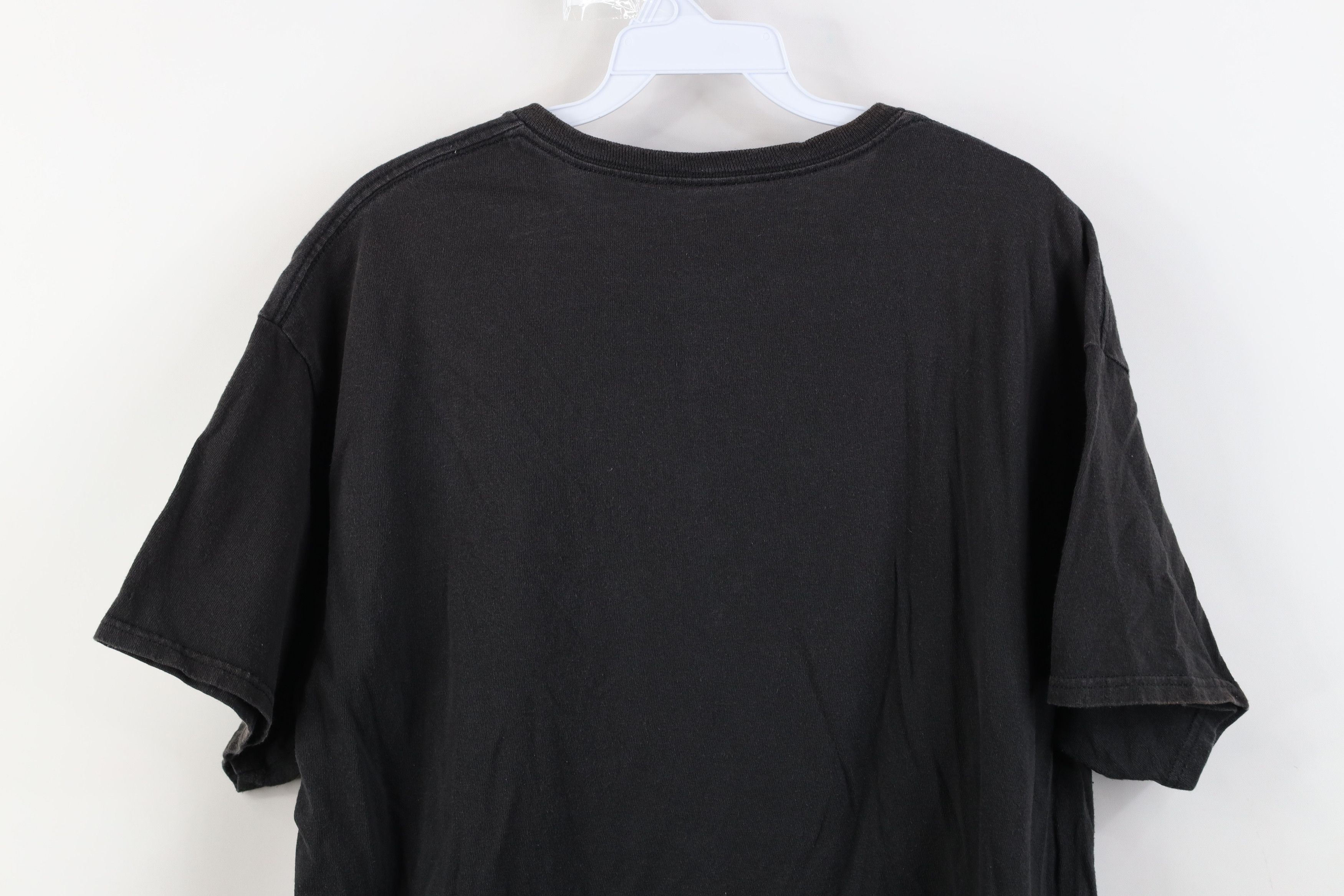Vintage Y2K NFL Detroit Lions Football Short Sleeve T-Shirt Black Size US XL / EU 56 / 4 - 11 Thumbnail