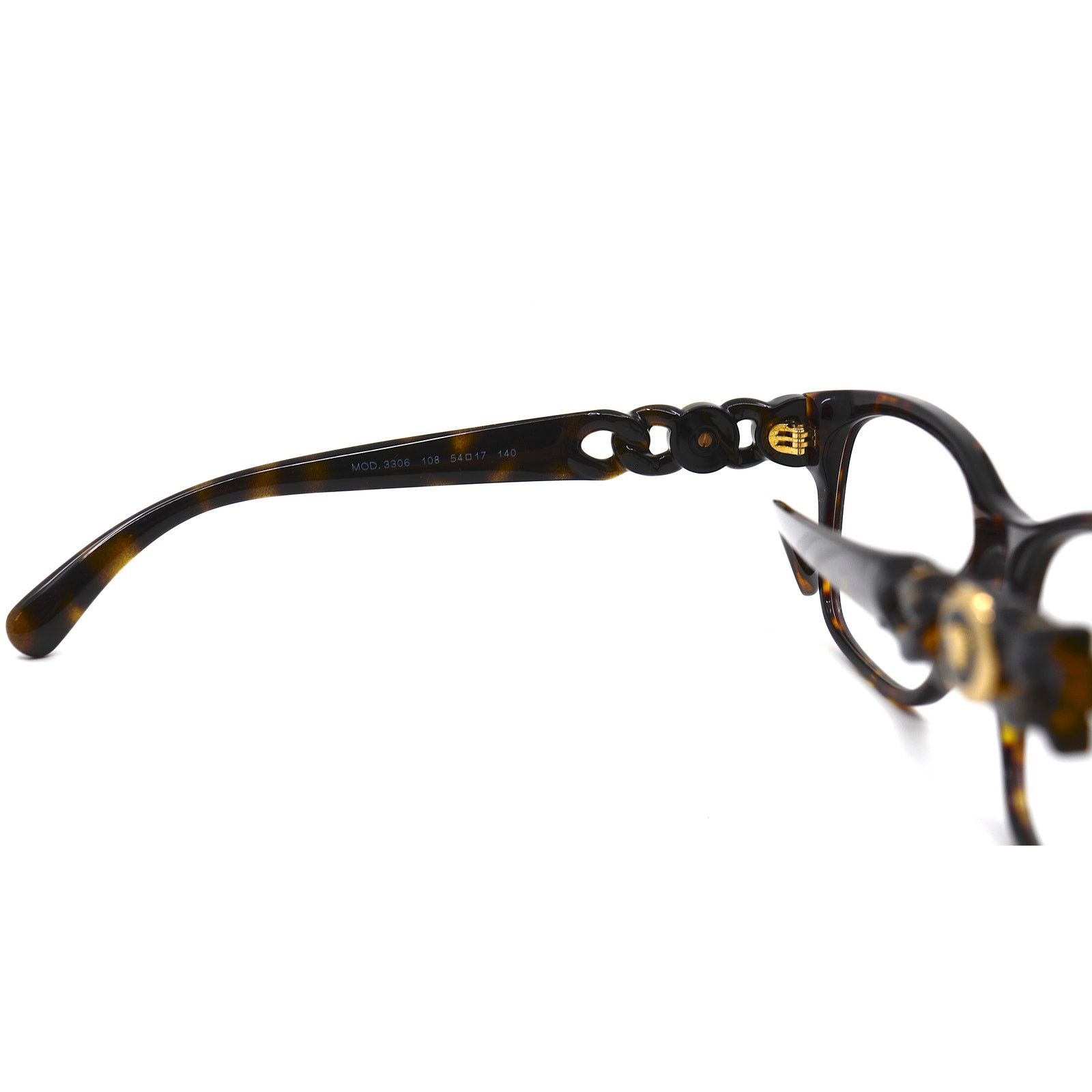 Versace NEW VERSACE VE3306 108 HAVANA AUTHENTIC EYEGLASSES FRAME Size ONE SIZE - 10 Thumbnail