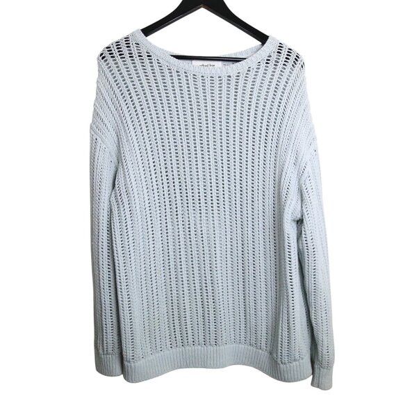 Aritzia Aritzia Wilfred Free Afterglow Glacier Blue Mesh Sweater Size S / US 4 / IT 40 - 1 Thumbnail